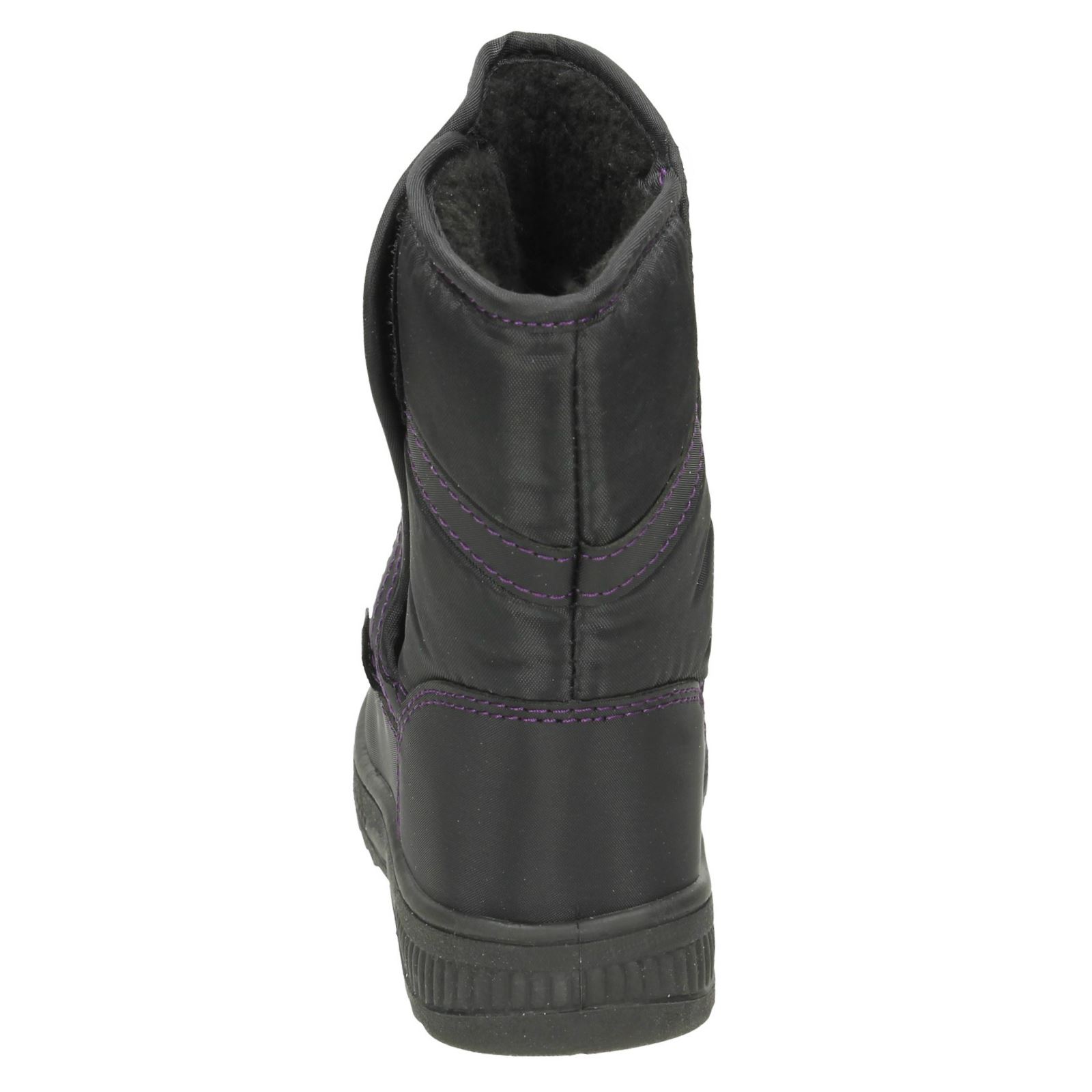 Girls Reflex Fleece Lined Snow Boots 'H4R072' - Picture 7 of 19