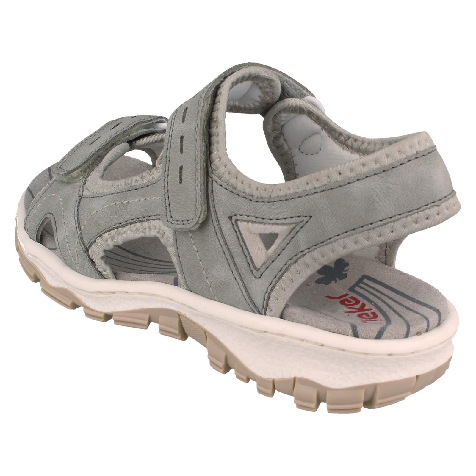 Sandalias de verano Rieker sintéticas antiestrés estilo deportivo para dama 68866 - Imagen 21 de 46