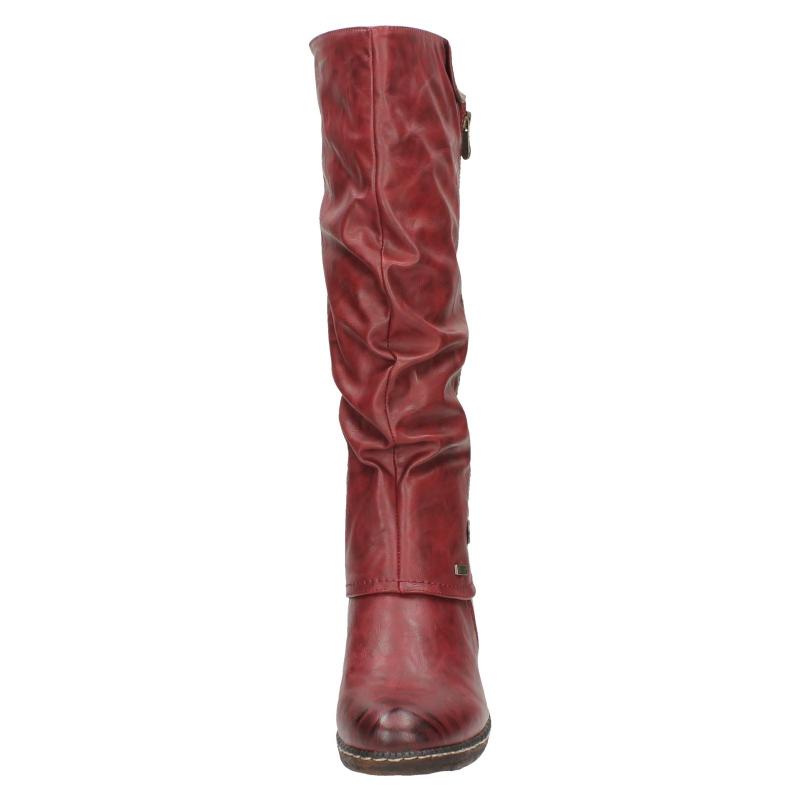 Ladies Rieker Knee High Casual Boots 93655 - Picture 42 of 46