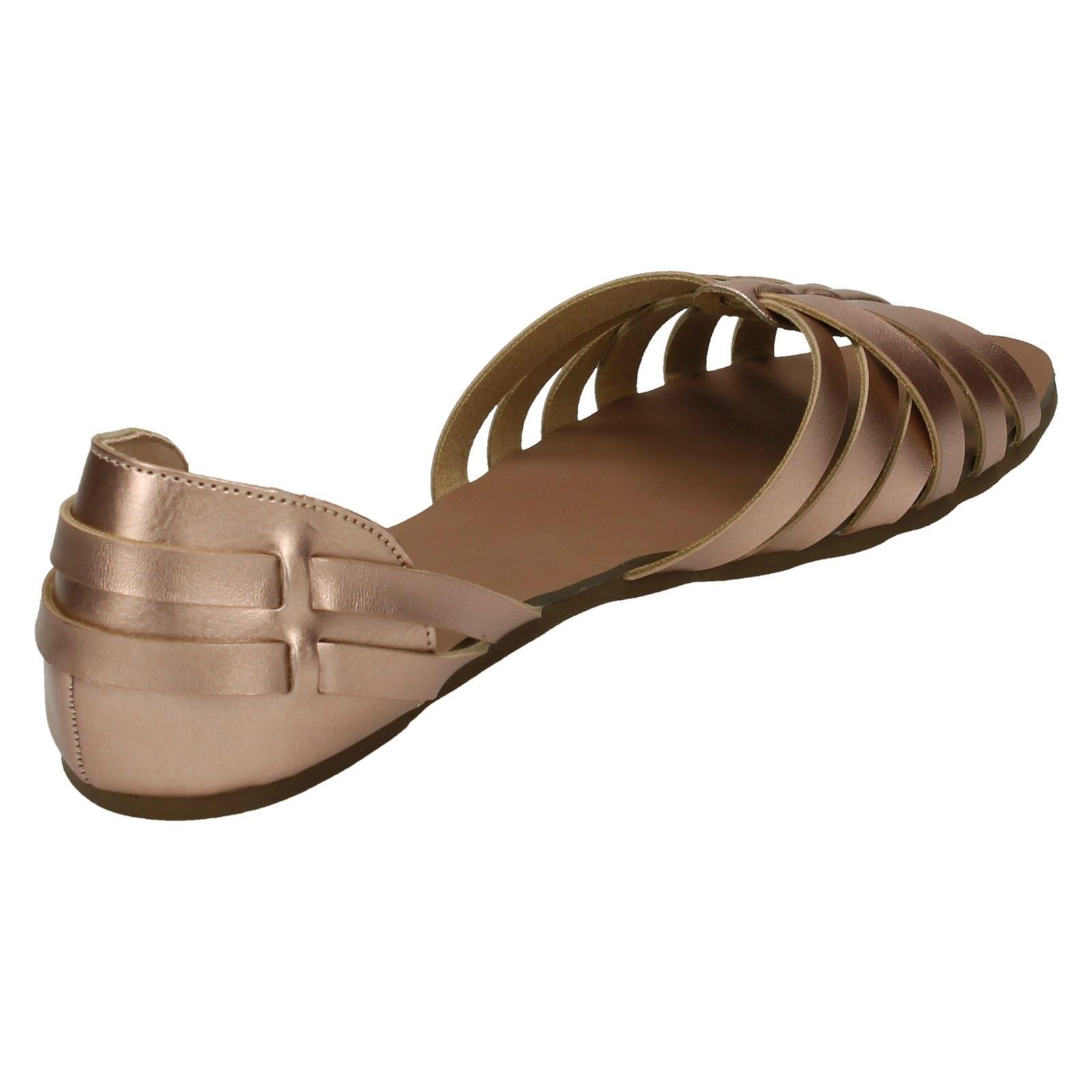 Sandalias Planas Tejidas Con Tiras Spot On Para Dama F0R0051 - Imagen 24 de 28
