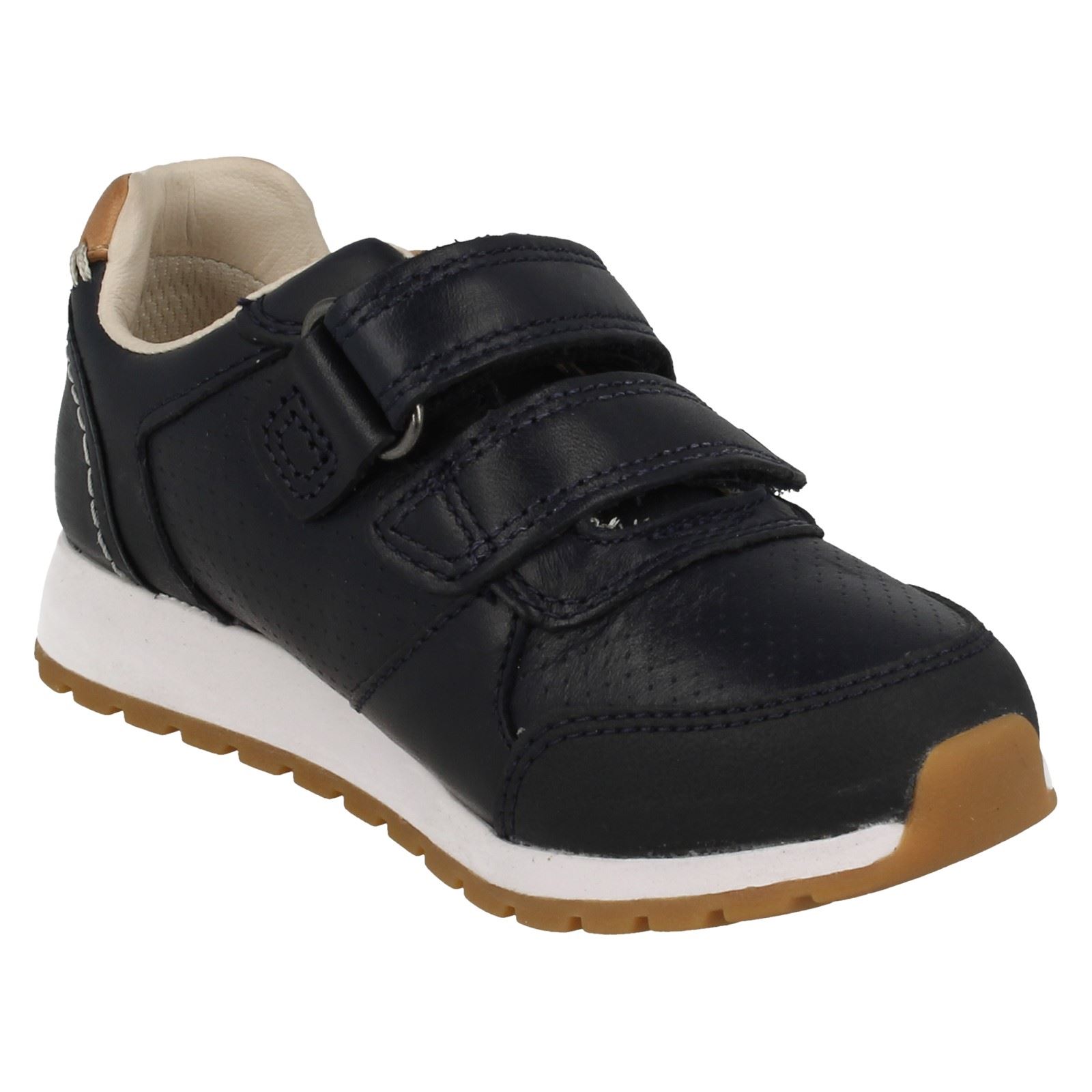 con Clarks Navy Tex niños azul para estilo Zapatos Zest 4AR5qq