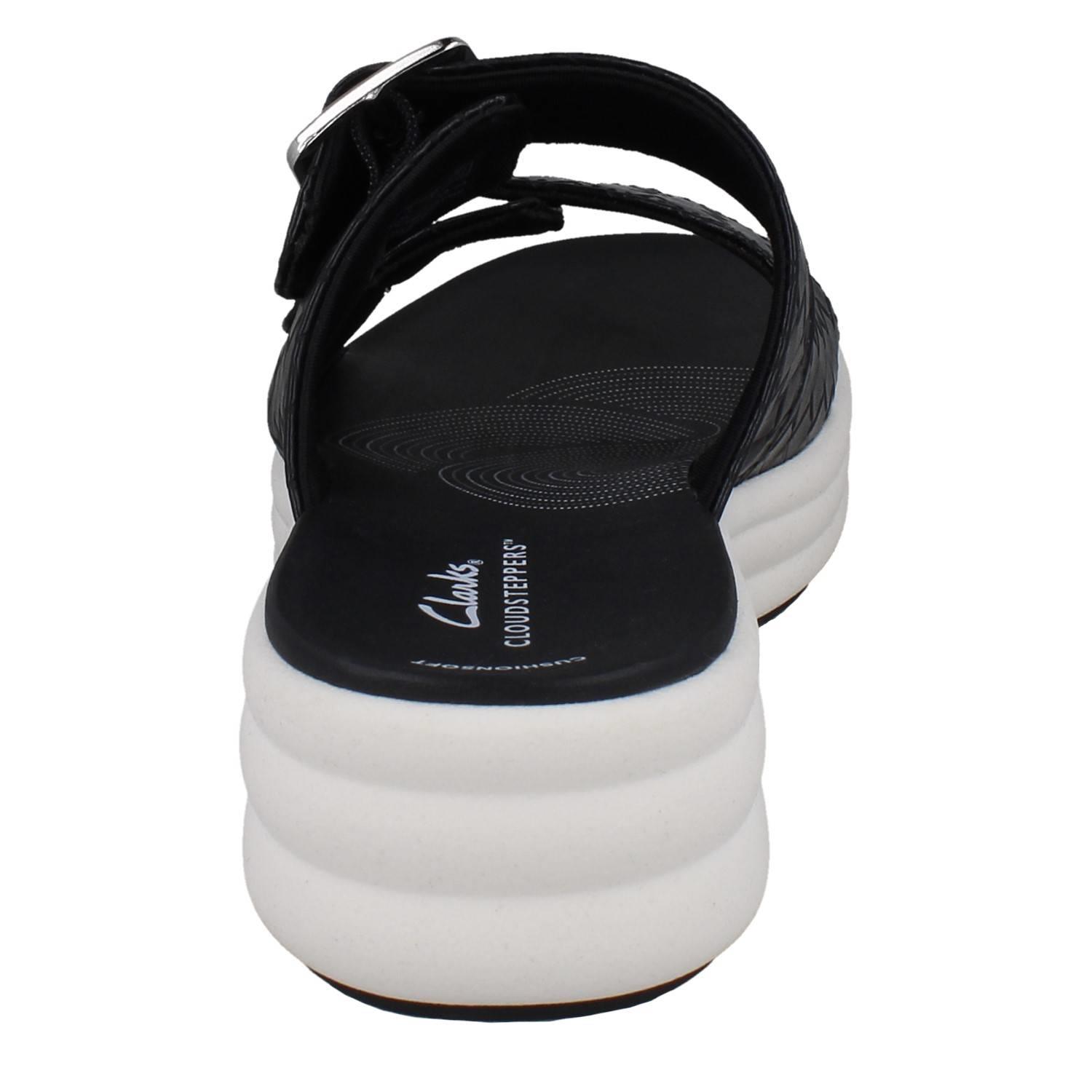 Mujer Clarks Cloudsteppers Sintético Tejido Hebilla Sandalias: Drift Hebilla - Imagen 5 de 19
