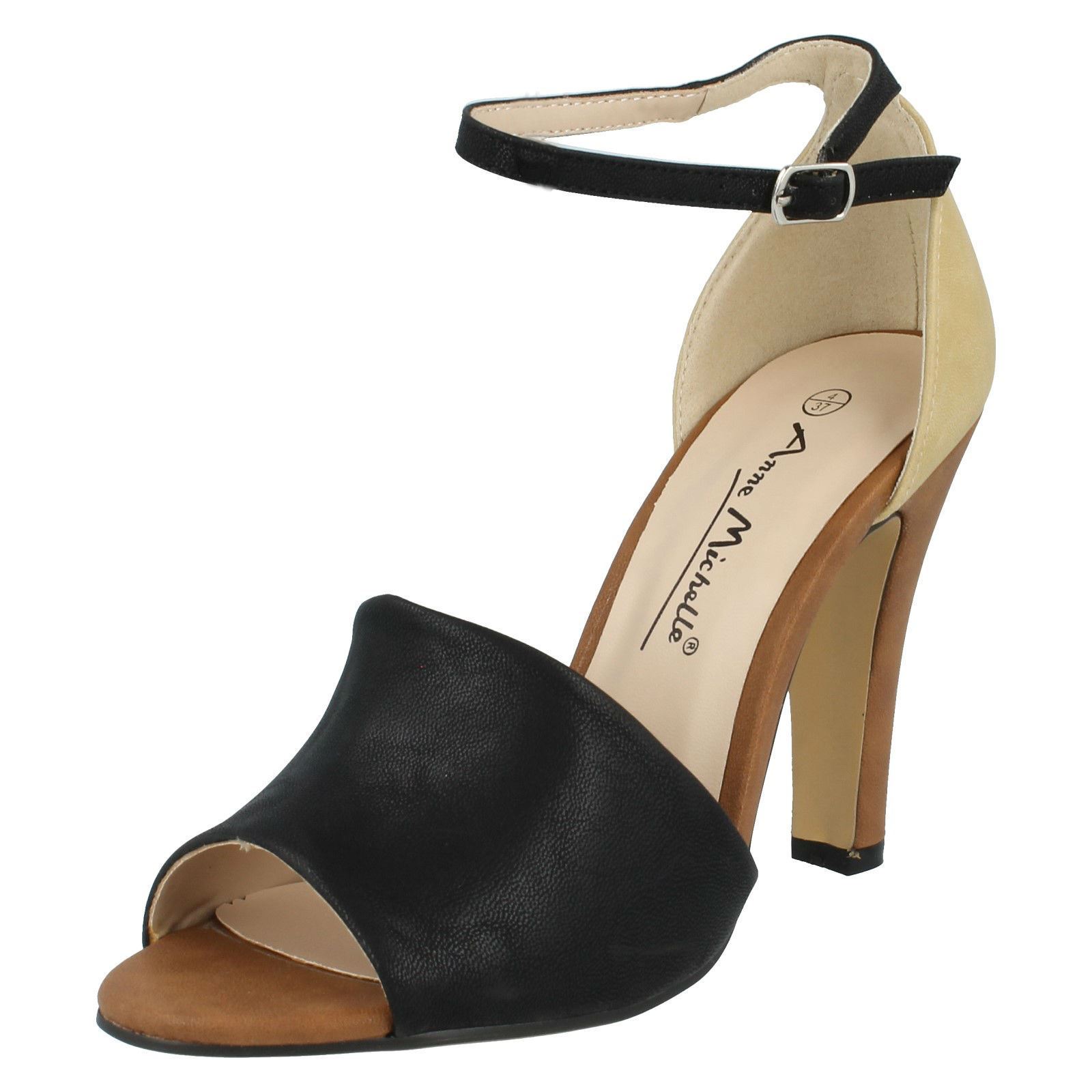 "Sandalias de tacón" con correa al tobillo para damas Anne Michelle - Imagen 2 de 28