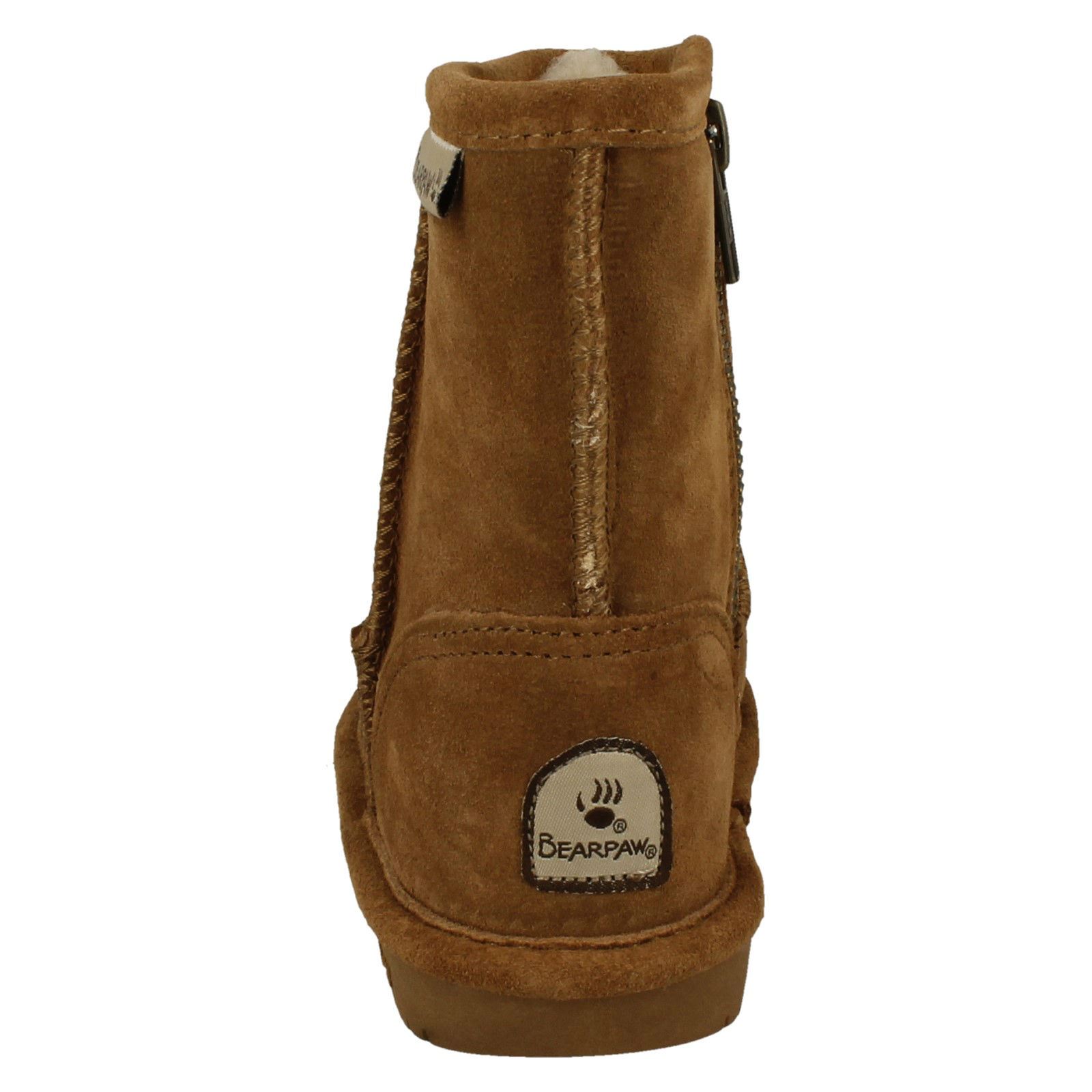 Girls Bearpaw Real Sheepskin Lined Boots 'Emma Toddler' - Picture 15 of 19