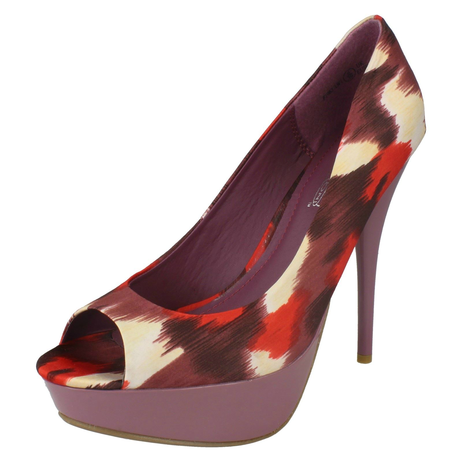 Zapato de corte con plataforma de tacón alto para damas - Imagen 11 de 19