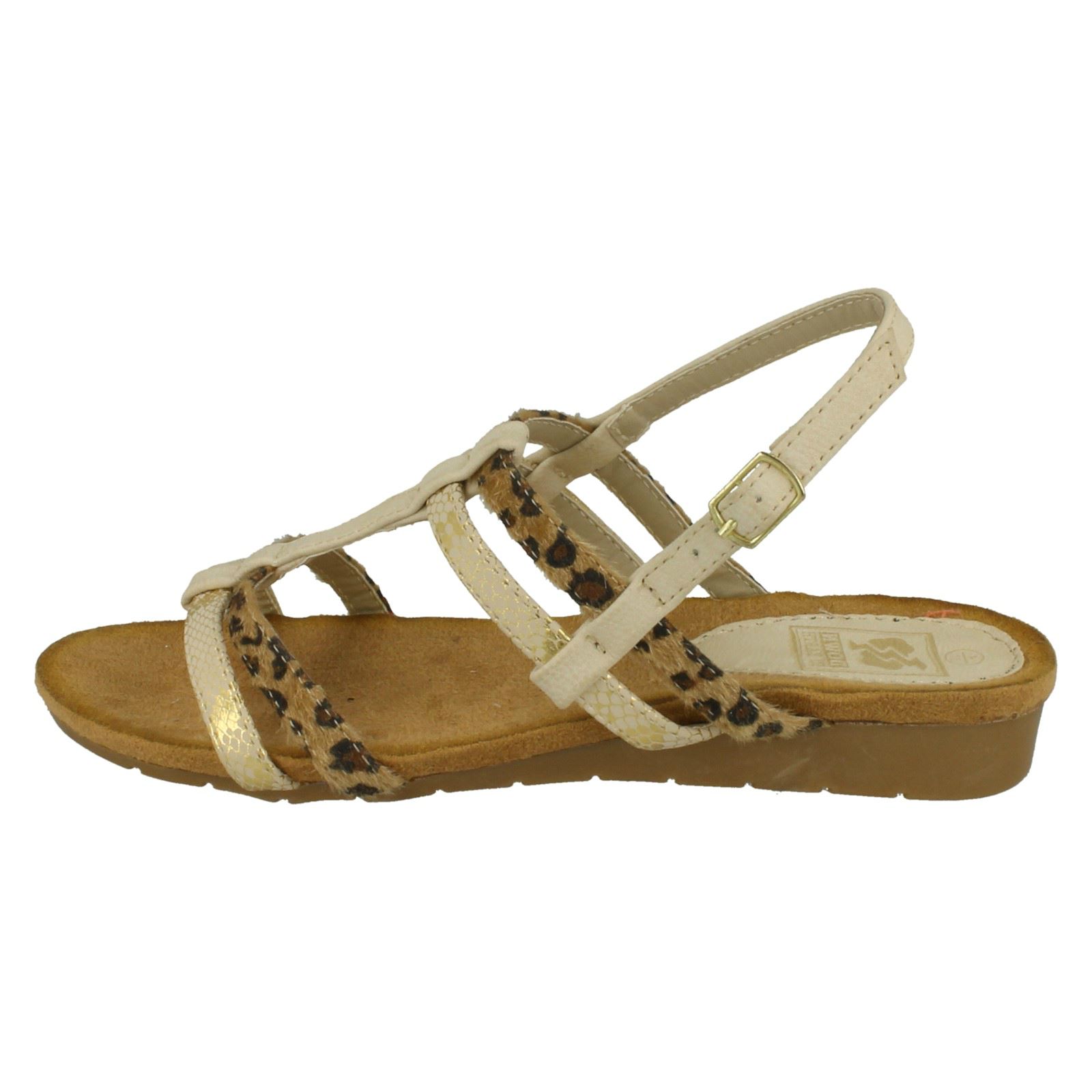 Ladies Down To Earth T Bar Slingback Sandals - Picture 9 of 19