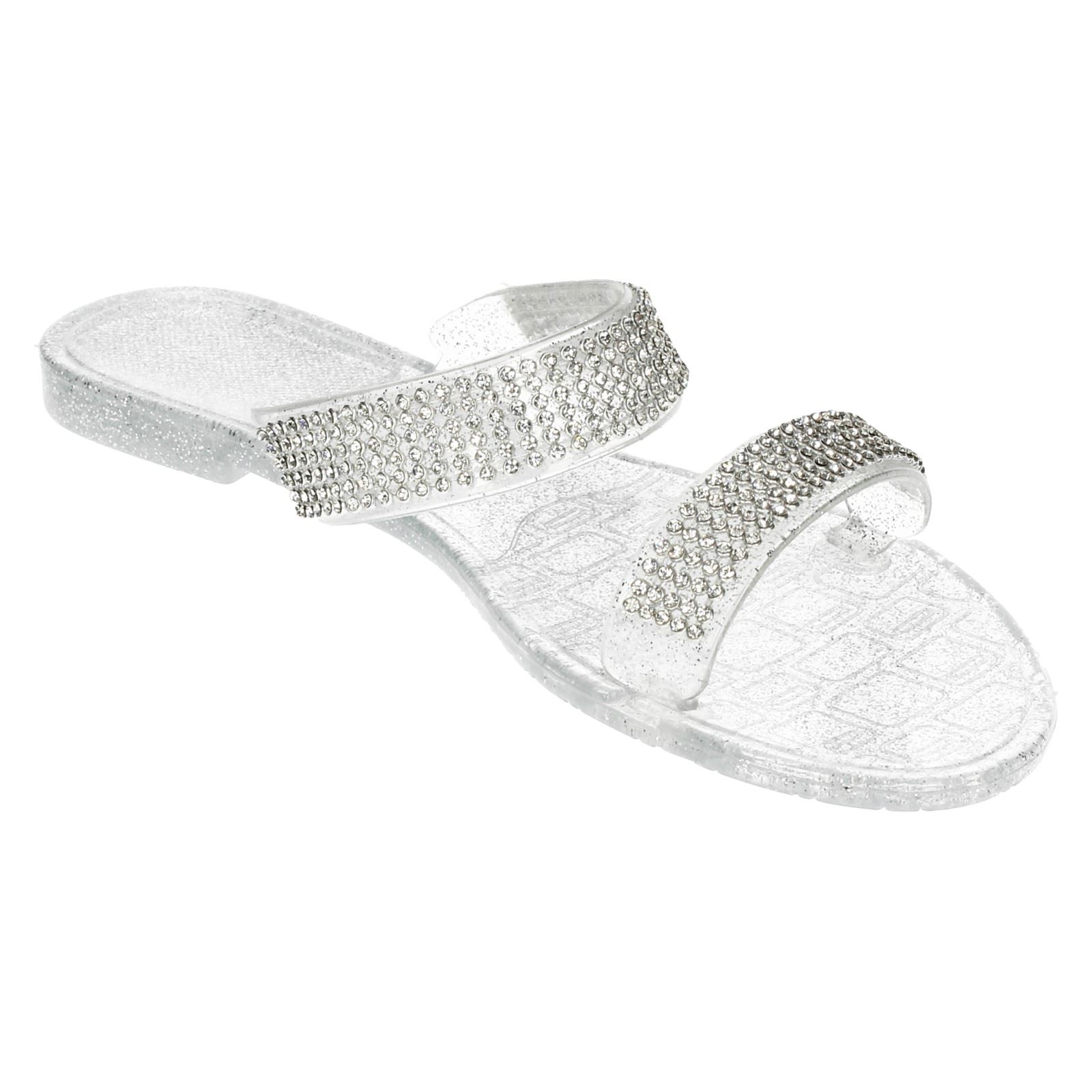 Spot On Mules /à strass Femme