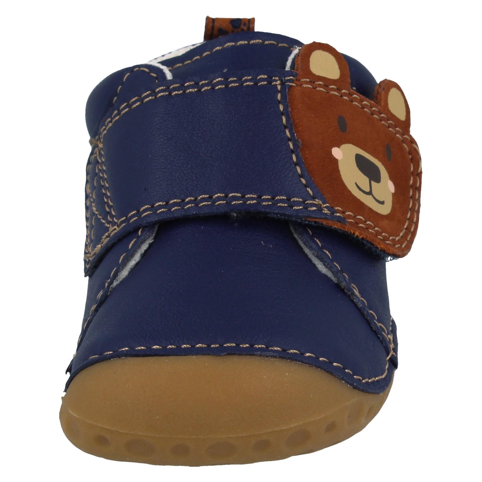 Scarpe Pre-Walker Soft Leather Per Bambini Con Design Orso *Bear Hug* - Picture 9 of 19