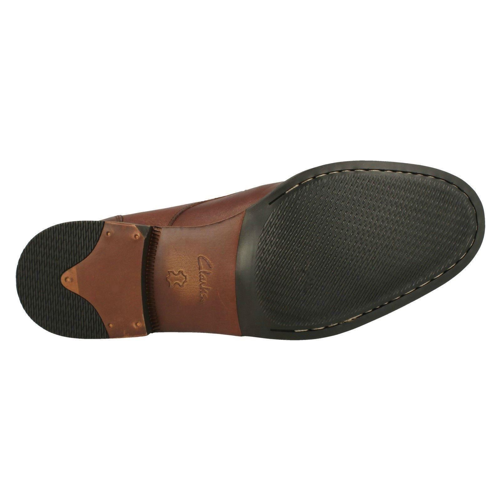 cordones Botas Flow hombre British Top marrón con para Clarks Tan rTwqrxp