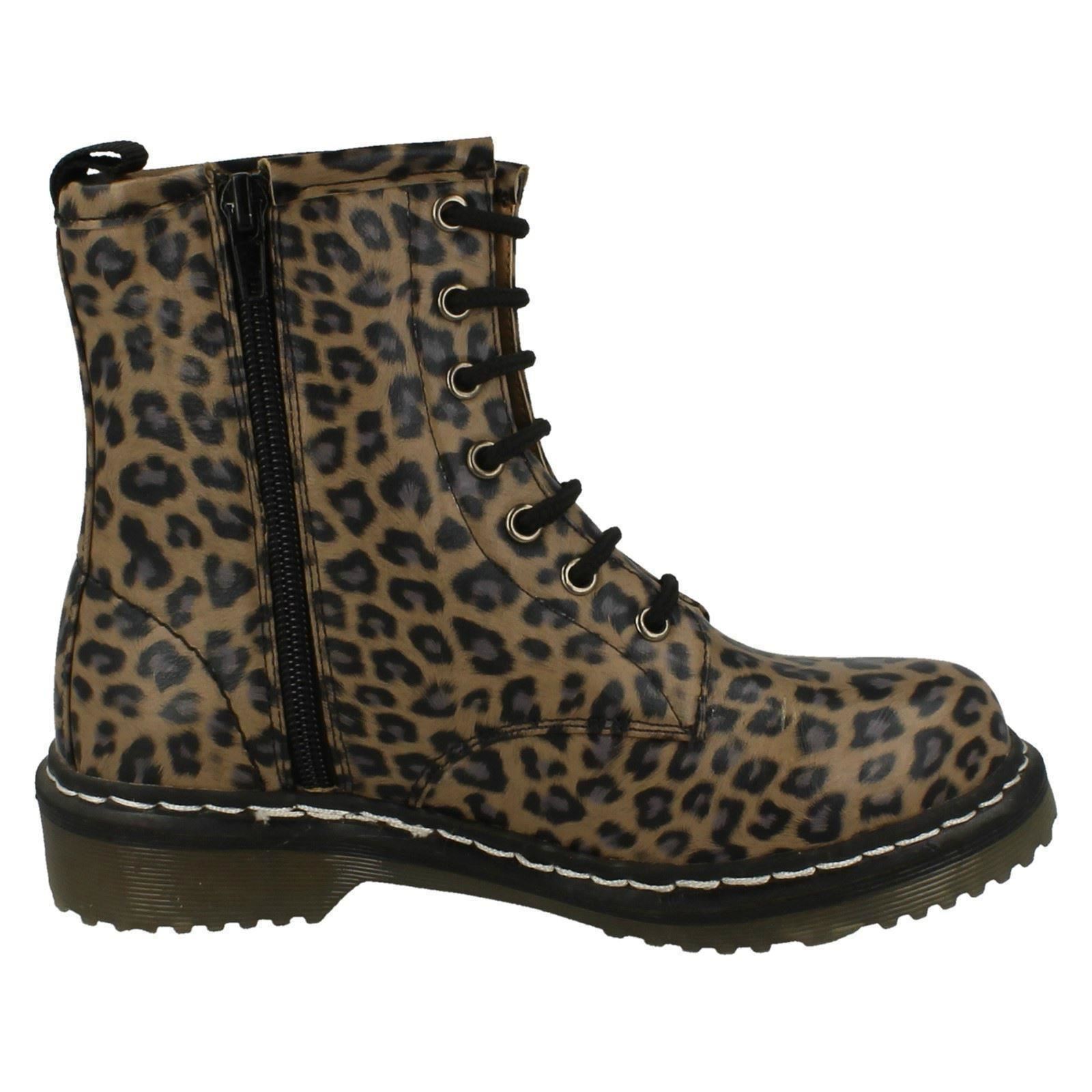 Girls Spot On Doc Martin Styled Boots eBay