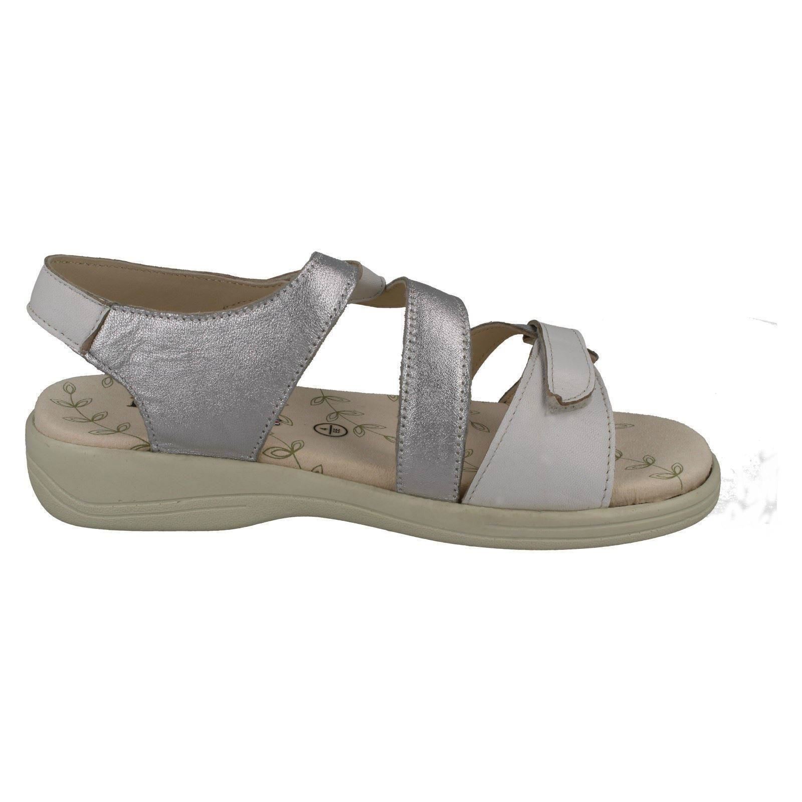 Sandalias de ajuste ancho elegantes con tiras para dama Padders Sunseek - Imagen 16 de 19