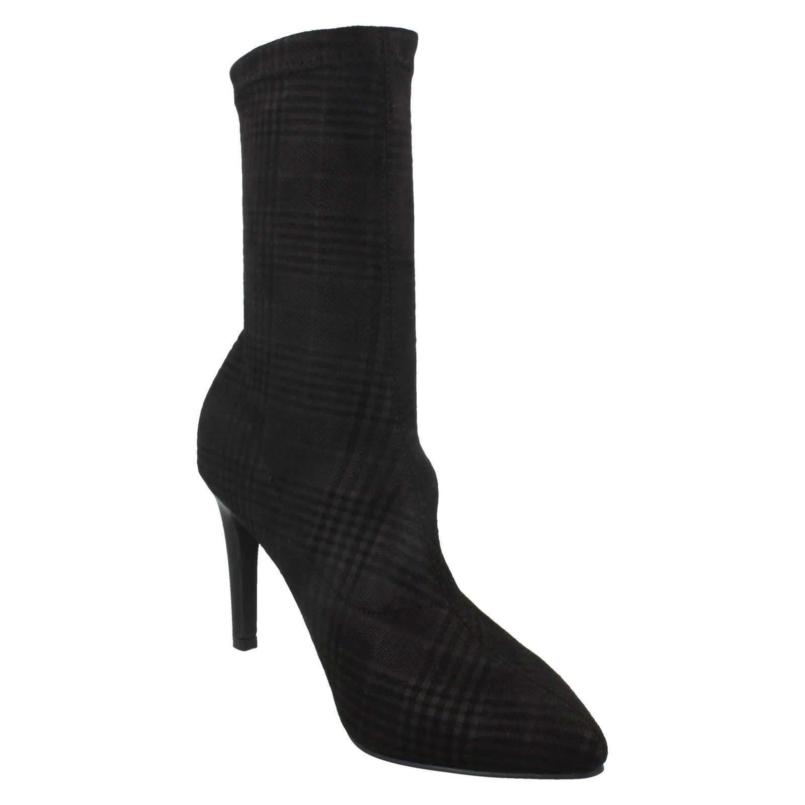 Damen Spot On Stiefeletten mit hohem Stilettoabsatz - Bild 8 von 10
