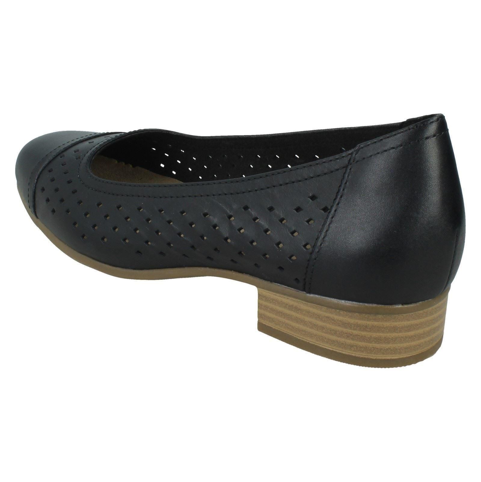 Damas Clarks Tacón Diario Mocasín de Cuero Mocasín Cedro Julieta - Imagen 4 de 10