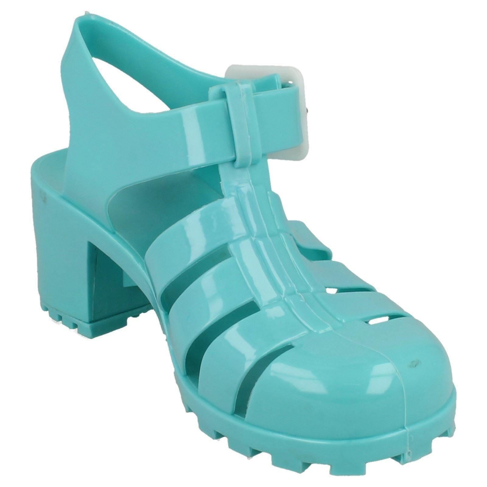Girls Spot On Heeled "Jelly Shoes" - Picture 26 of 37