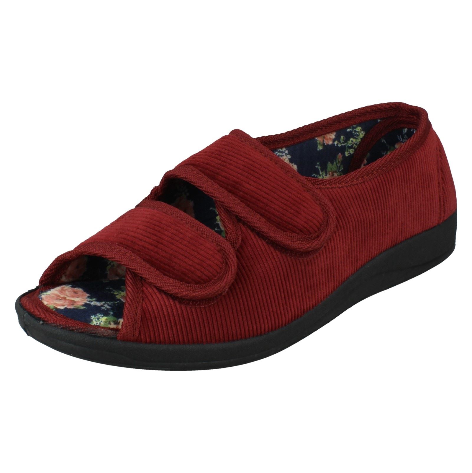 "Pantuflas forradas florales ""Mary"" para damas Four Seasons" - Imagen 11 de 28