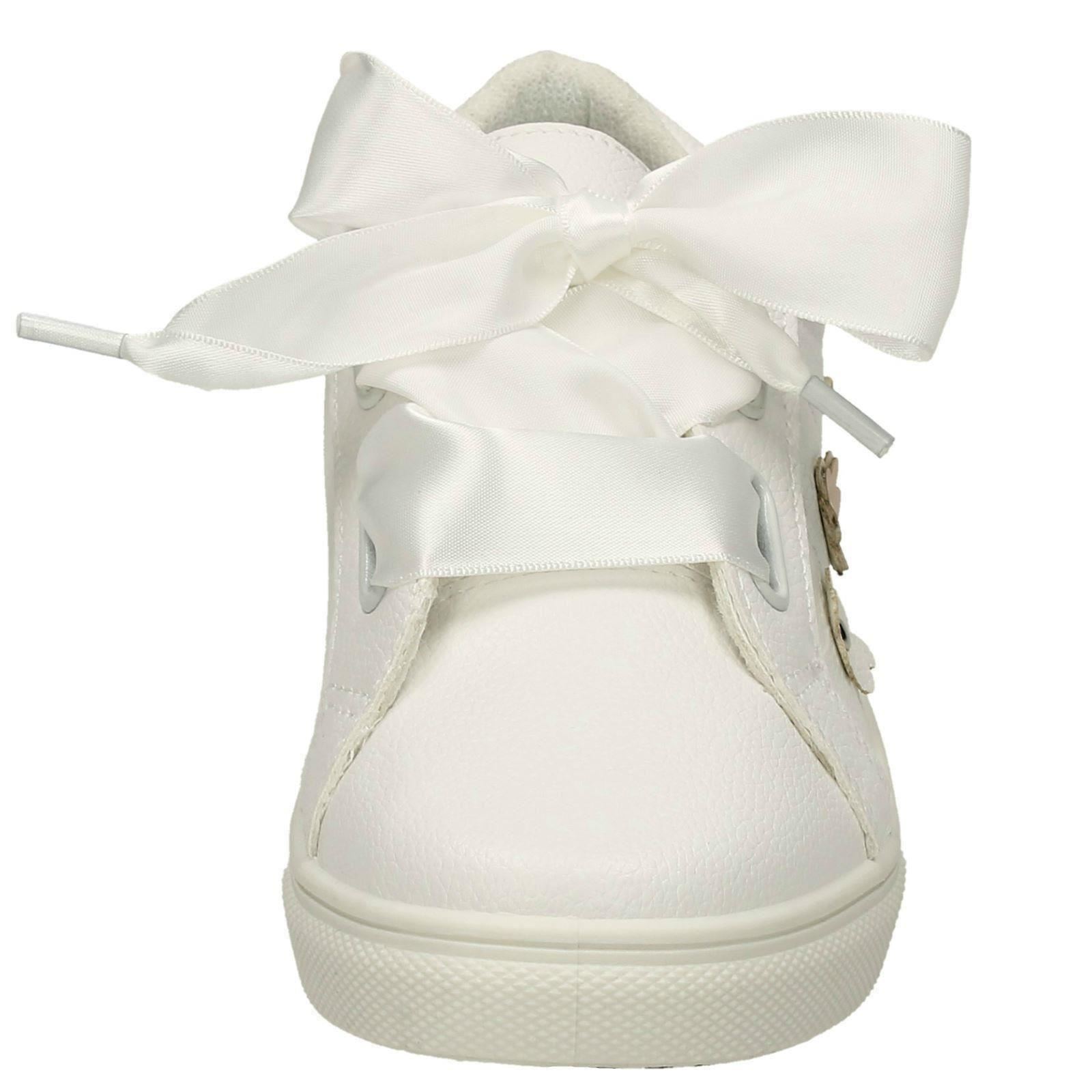 Girls Spot On Ribbon Lace 'Pumps' - Picture 28 of 28