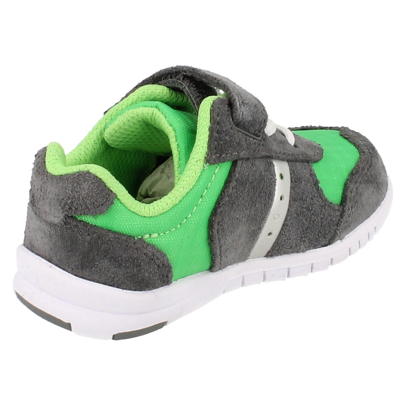 para Zapatillas Azon Clarks deporte Flex de de encaje Green niños elástico rw8YxrPn