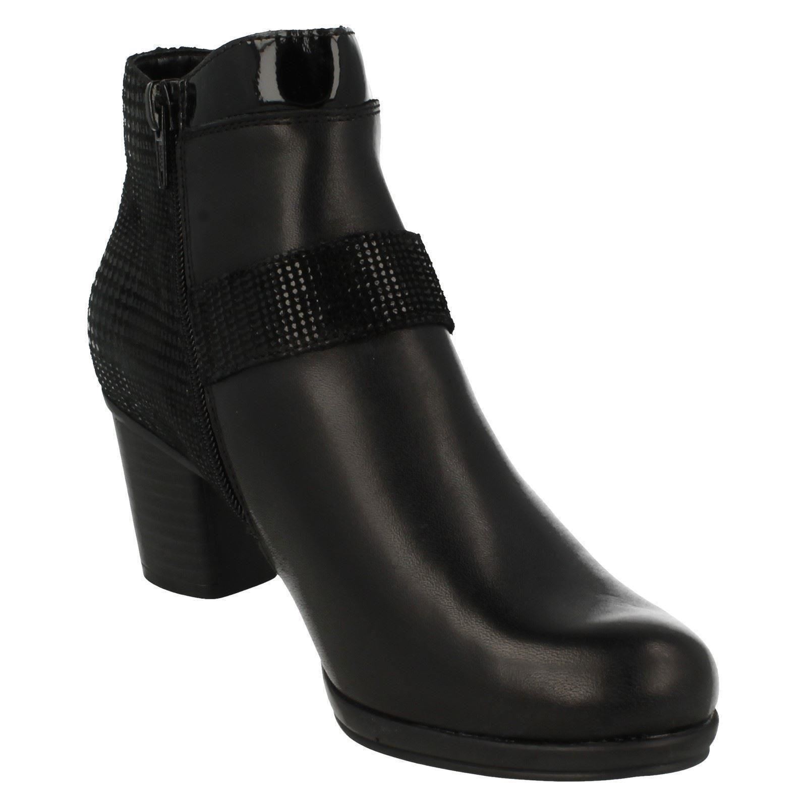 Puntera rojoondeada rojoondeada rojoondeada Damas REMONTE botas al Tobillo Informales Tacón alto Cremallera de Cuero R1571 f83a38 Puntera rojoondeada rojoondeada rojoondeada Damas REMONTE botas al Tobillo Informales Tacón alto Cremallera de Cuero R1571 f83a38