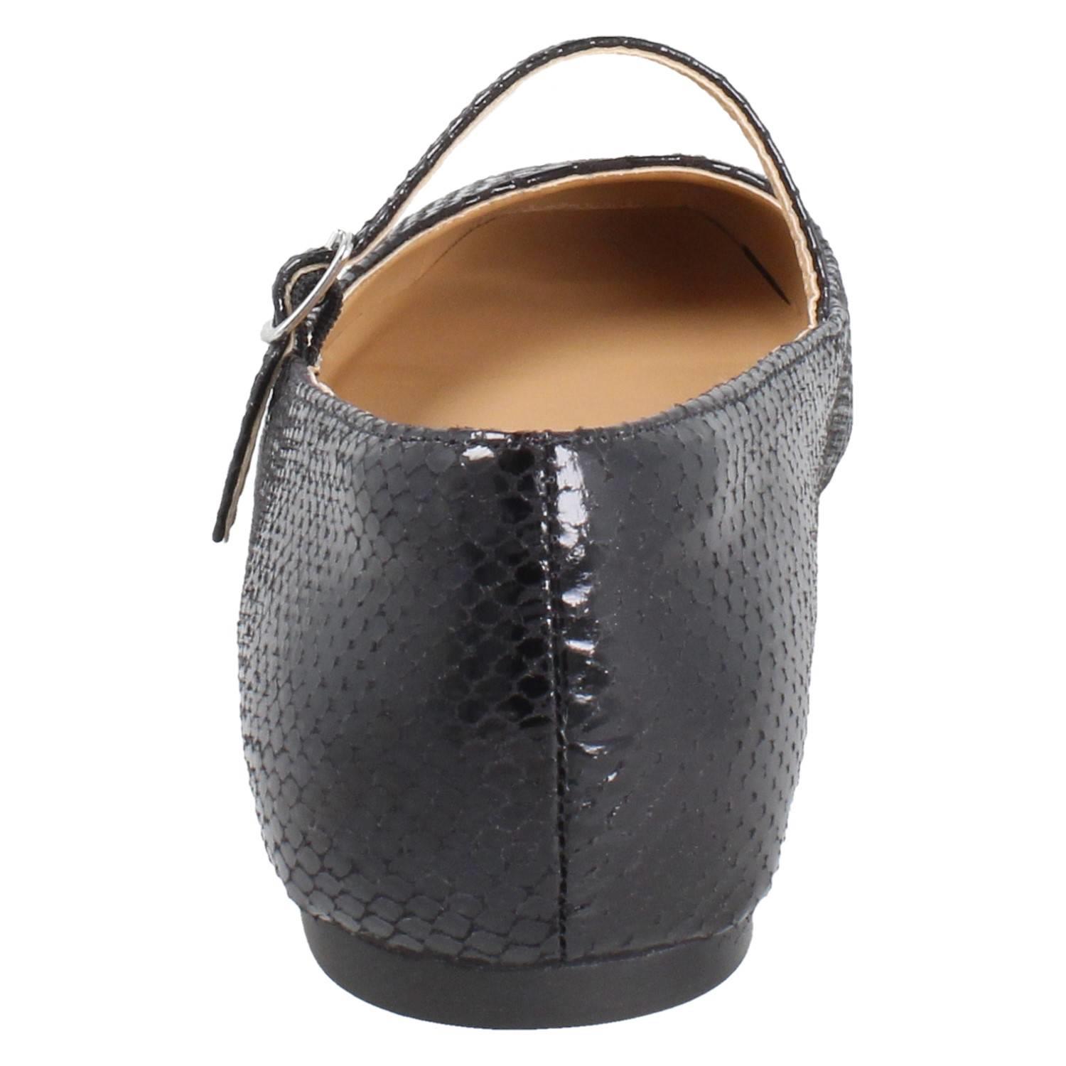 Bailarinas De Dama Clarks Con Punta Cuadrada De Textil Y Hebilla *Emelina Gem* - Imagen 5 de 19
