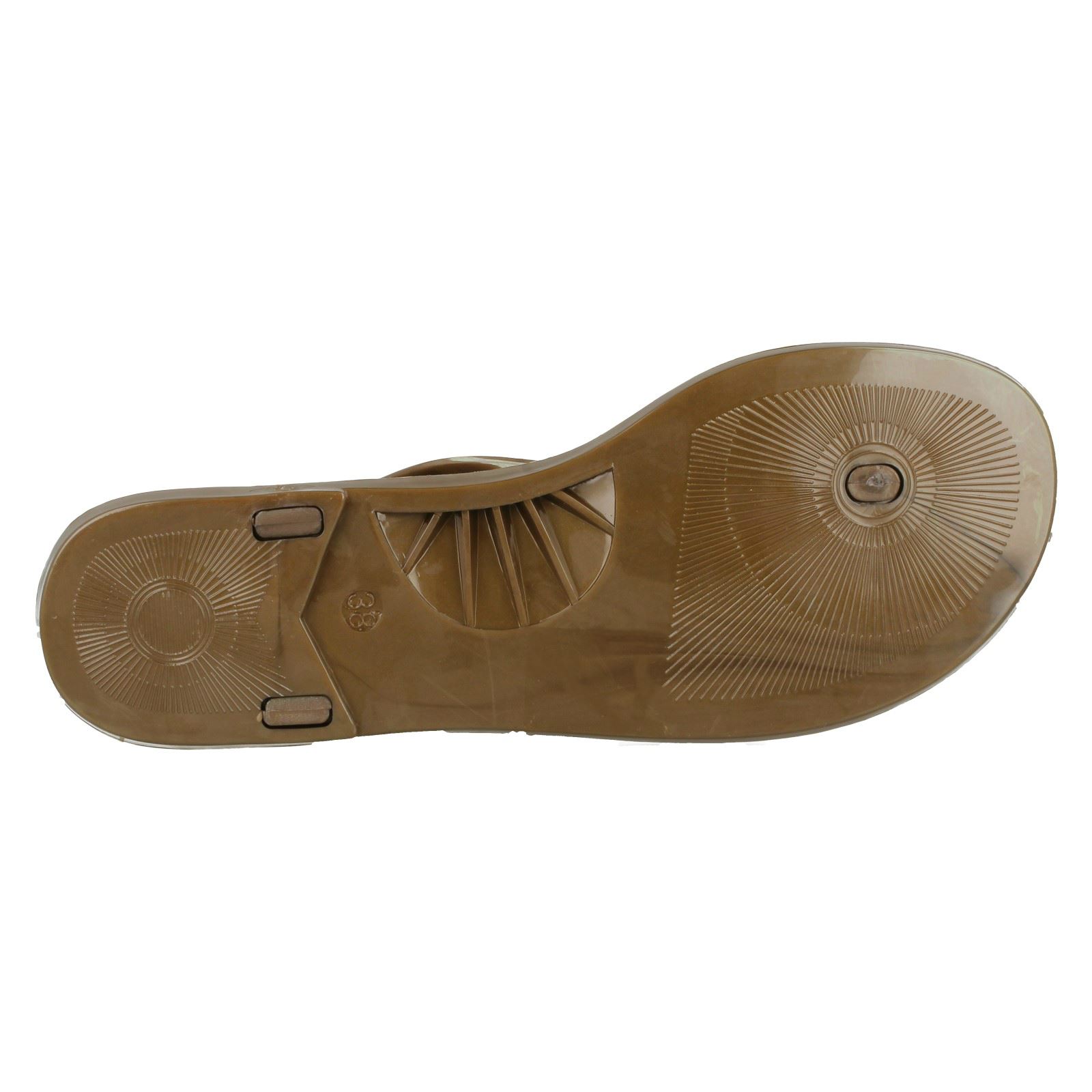 jelly toe post sandals
