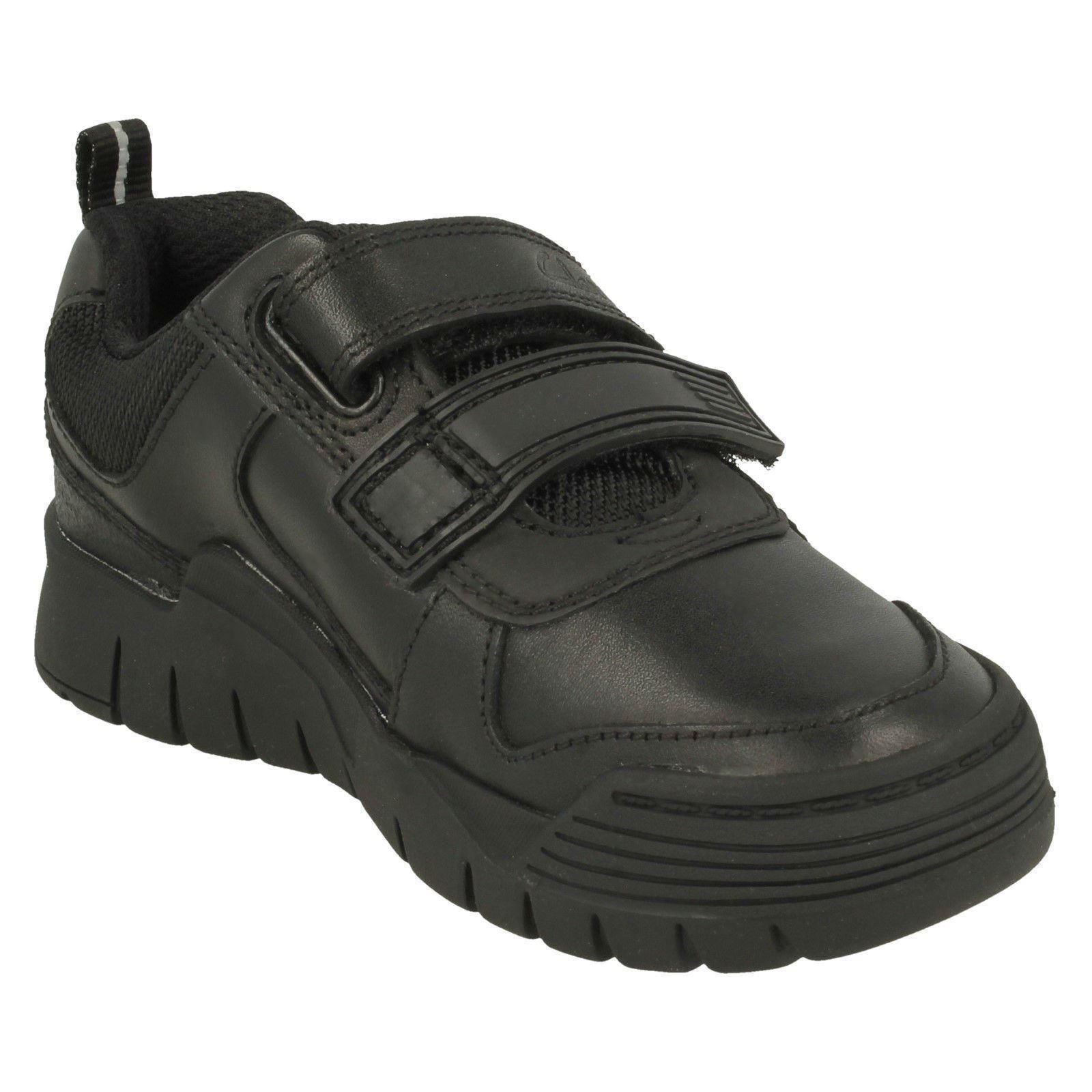 'Boys Clarks' zapatos escolares con punta de parachoques - velocidad de scooter - Imagen 3 de 10