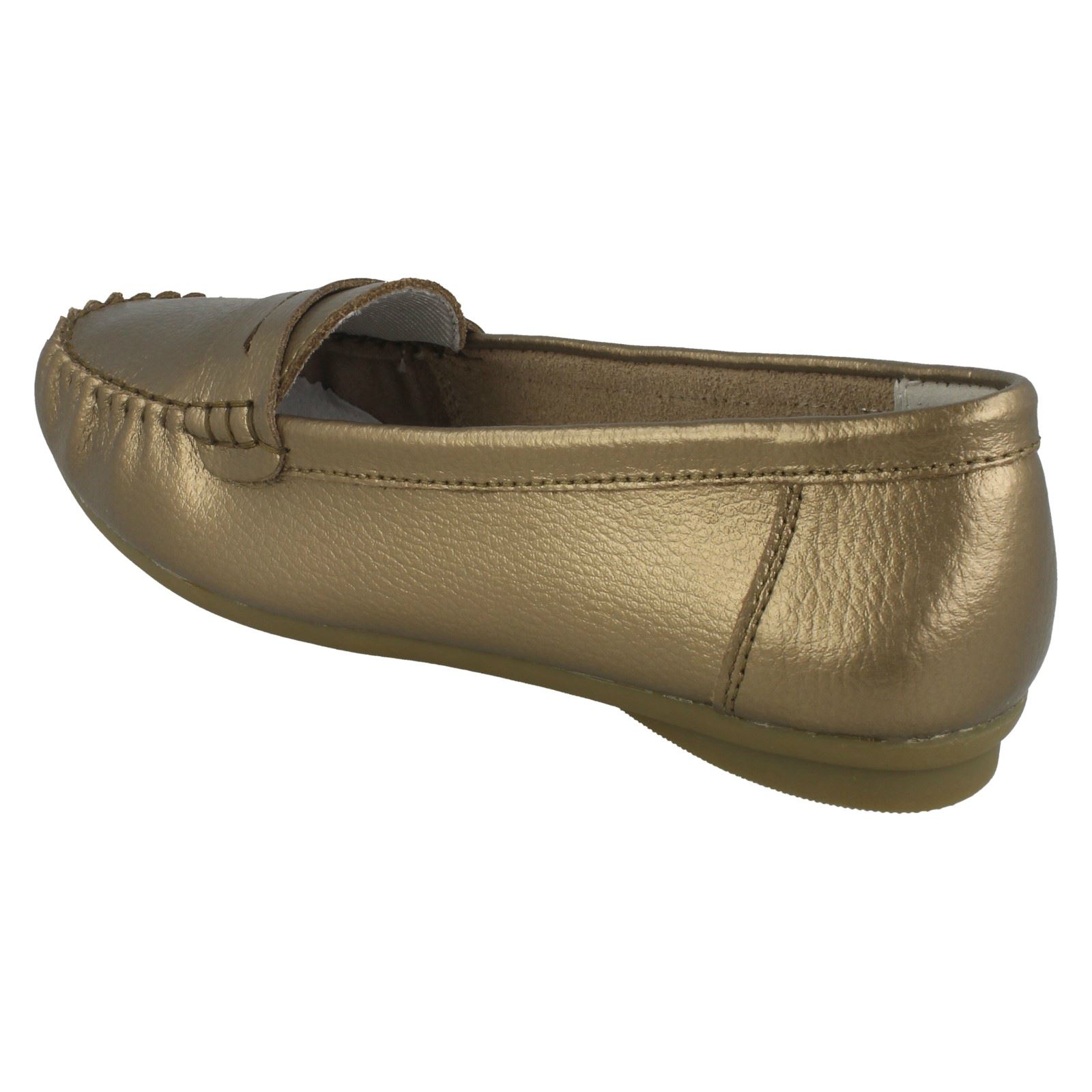 Ladies Down To Earth Leather Shoes F8R0445 - Picture 13 of 64