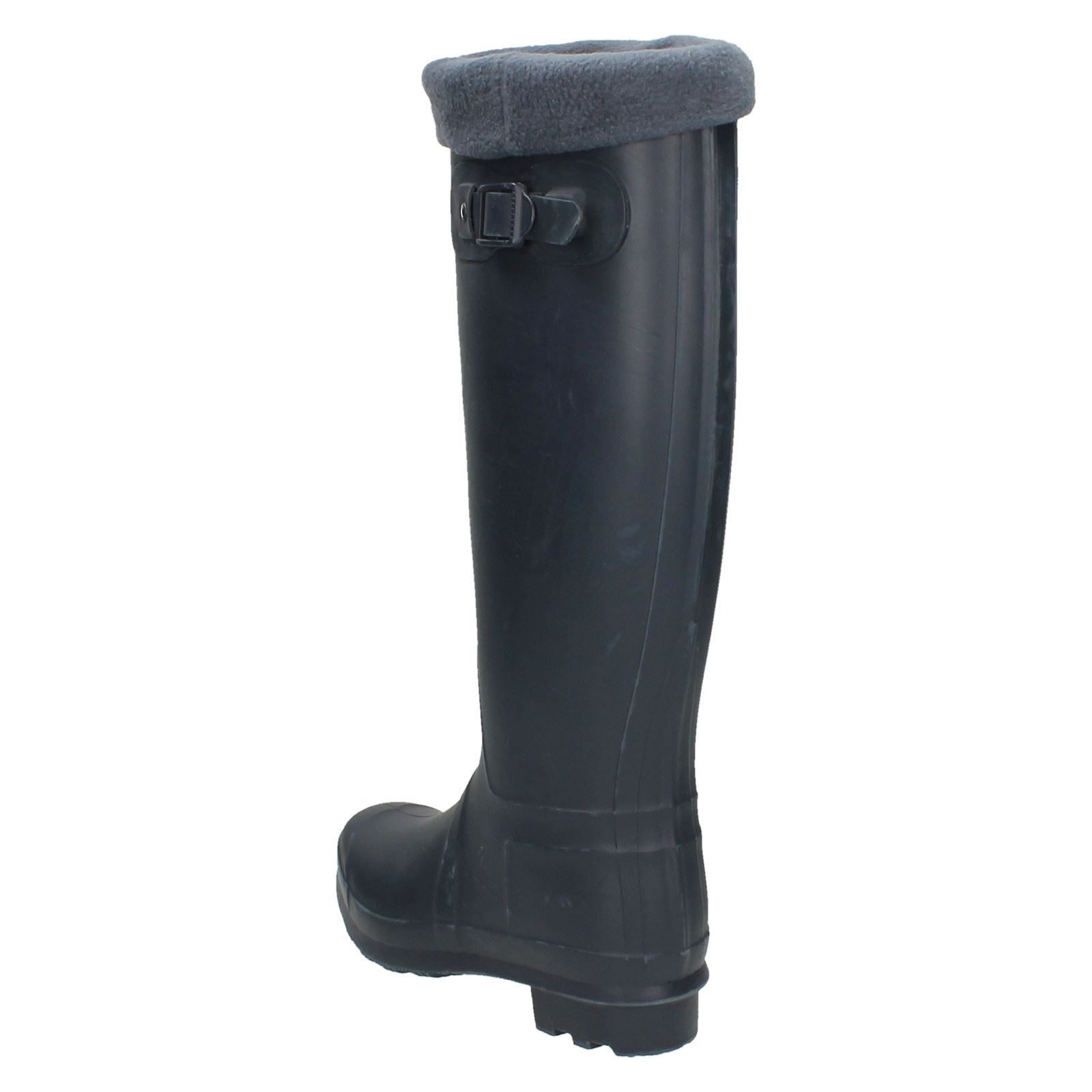 Botas Wellington para damas Spot On desmontables revestimiento de lana ""X1R170"" - Imagen 31 de 46