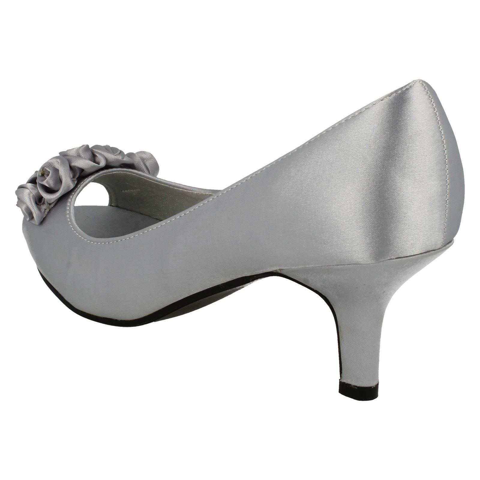 "Zapatos para dama Spot On Peep Toe con ""detalle floral"" - Imagen 49 de 55