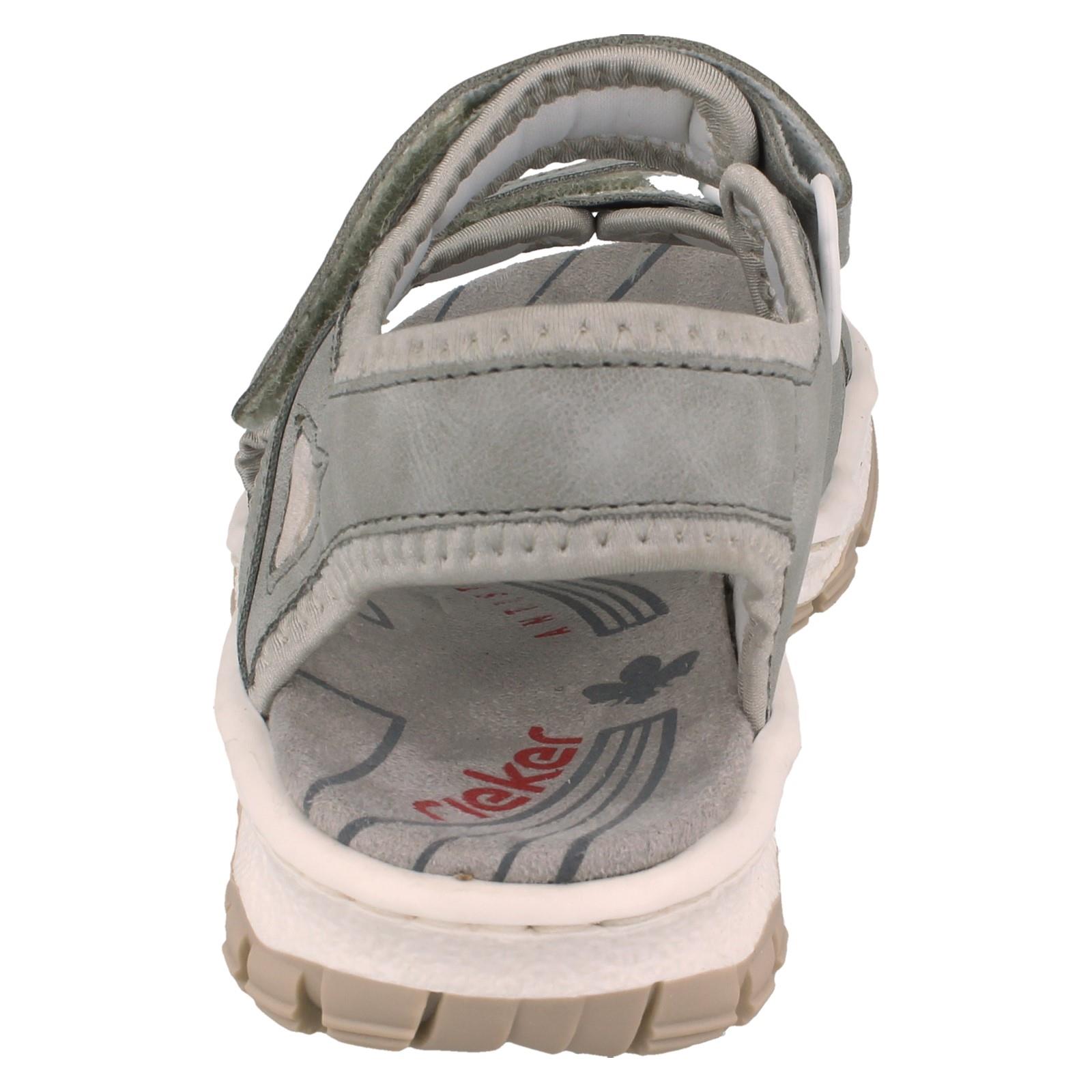 Sandalias de verano Rieker sintéticas antiestrés estilo deportivo para dama 68866 - Imagen 23 de 46