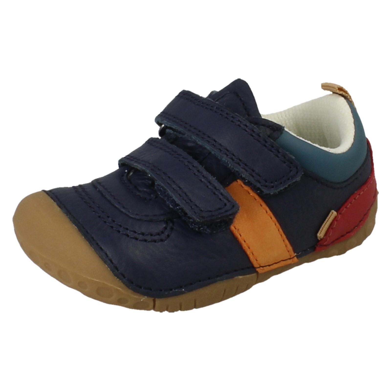 Boys Startrite Soft Leather Pre Walking Shoes With Heel/Toe Bumpers Zap - Picture 11 of 19