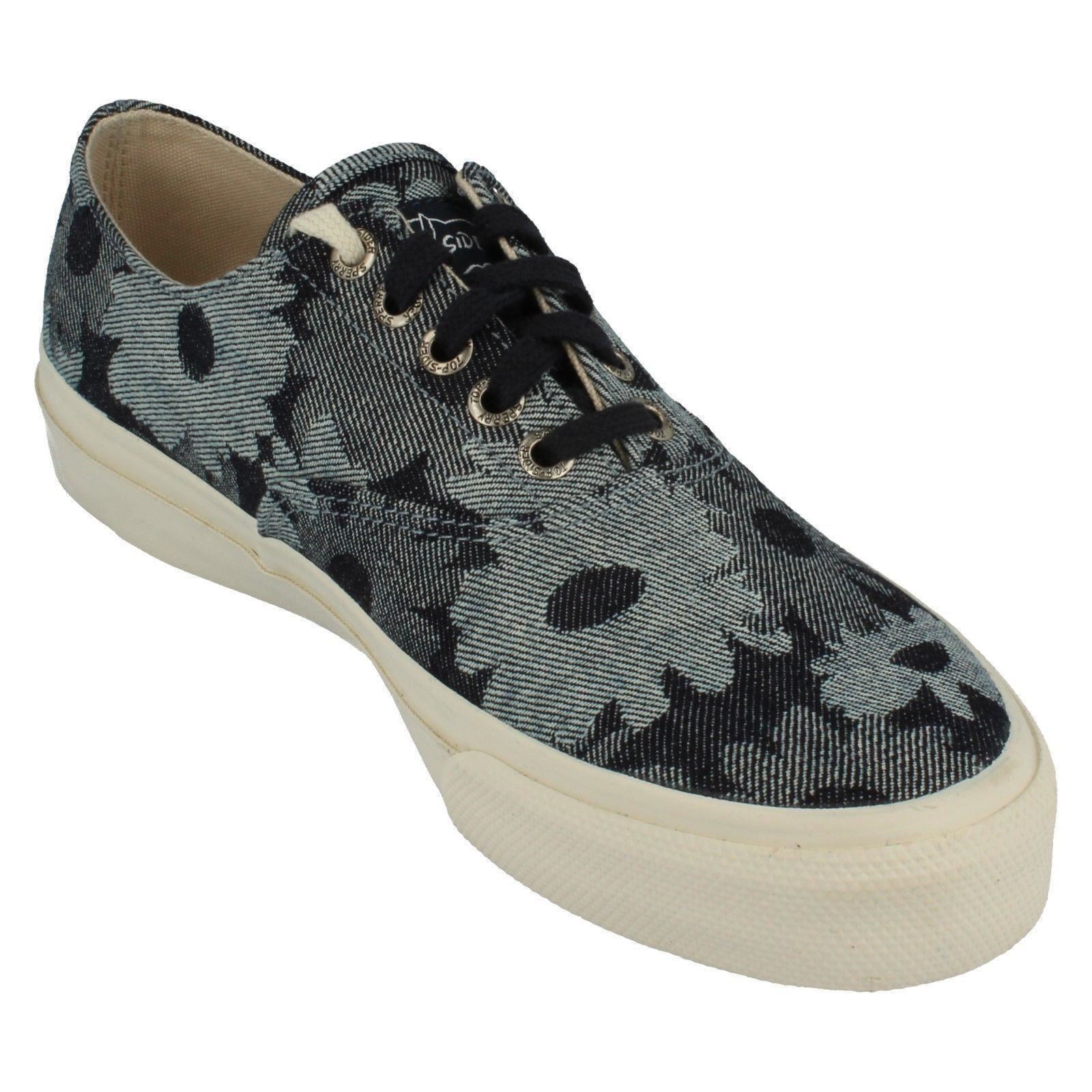 Mens Sperry Topsiders Canvas Lace Up Shoes 'Cloud CVO' - Picture 8 of 10