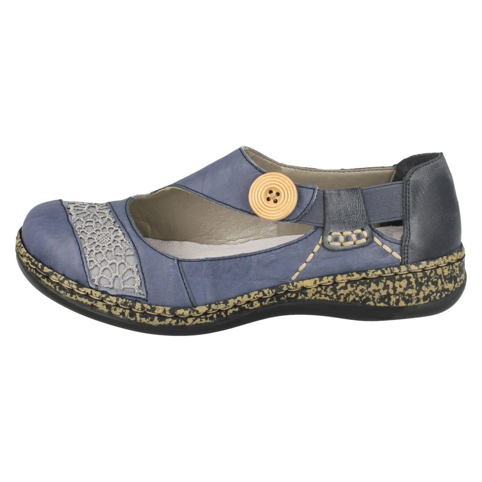 Ladies Rieker Rieker Rieker Casual Flat shoes 46324 31e4eb Ladies Rieker Rieker Rieker Casual Flat shoes 46324 31e4eb