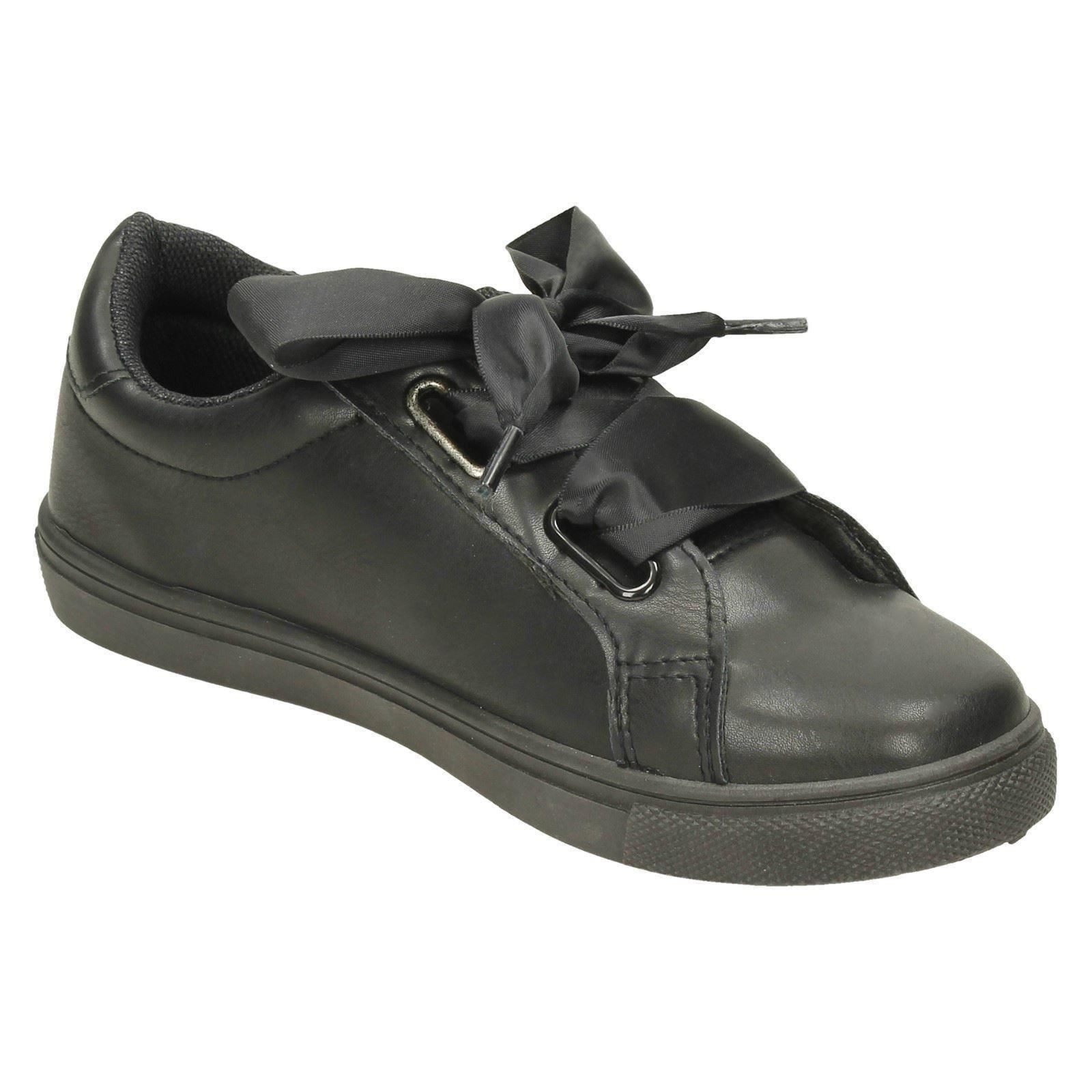 Girls Spot On Ribbon Lace 'Pumps' - Picture 8 of 28