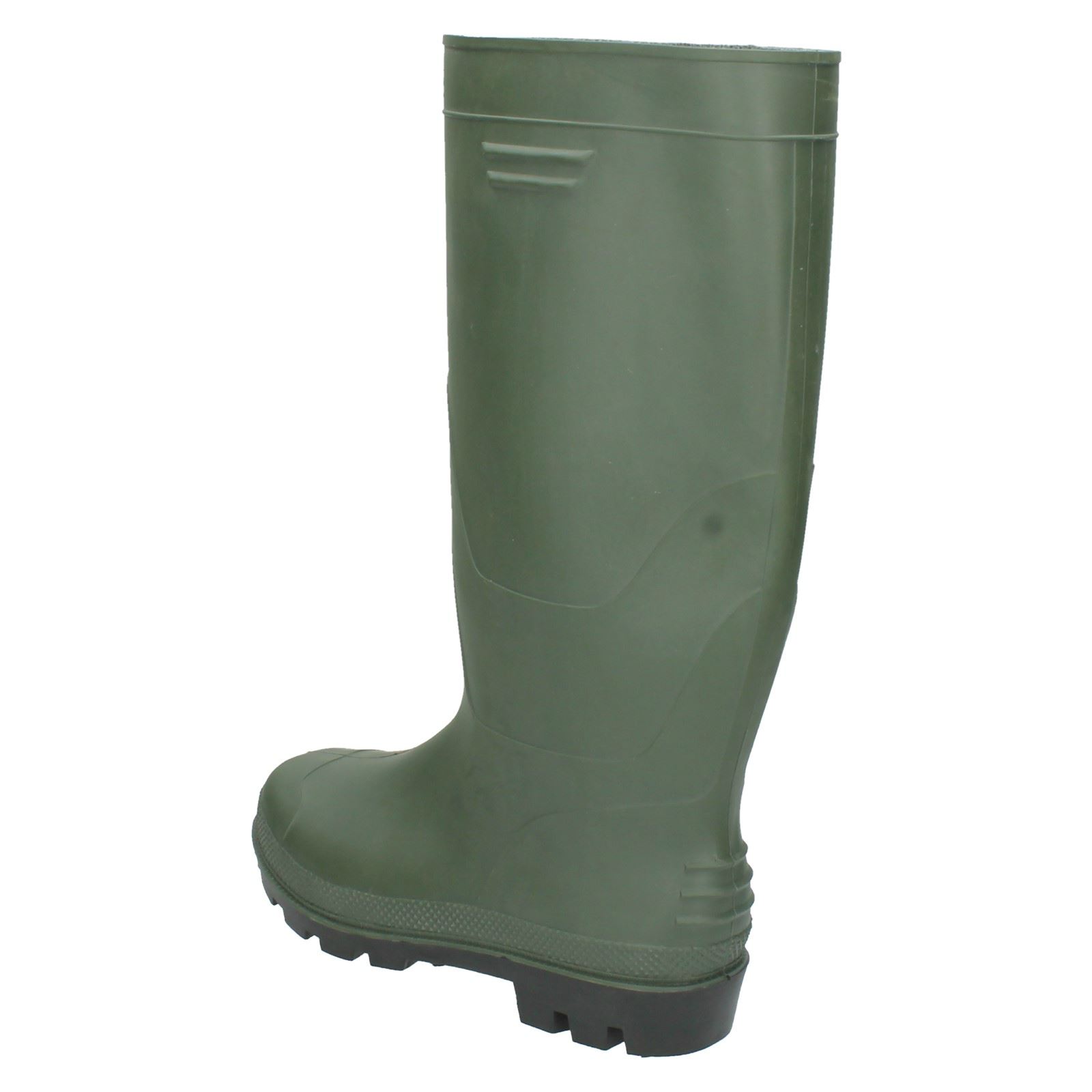 Ladies Spot On Flat 'Wellington Boot' - Picture 4 of 10