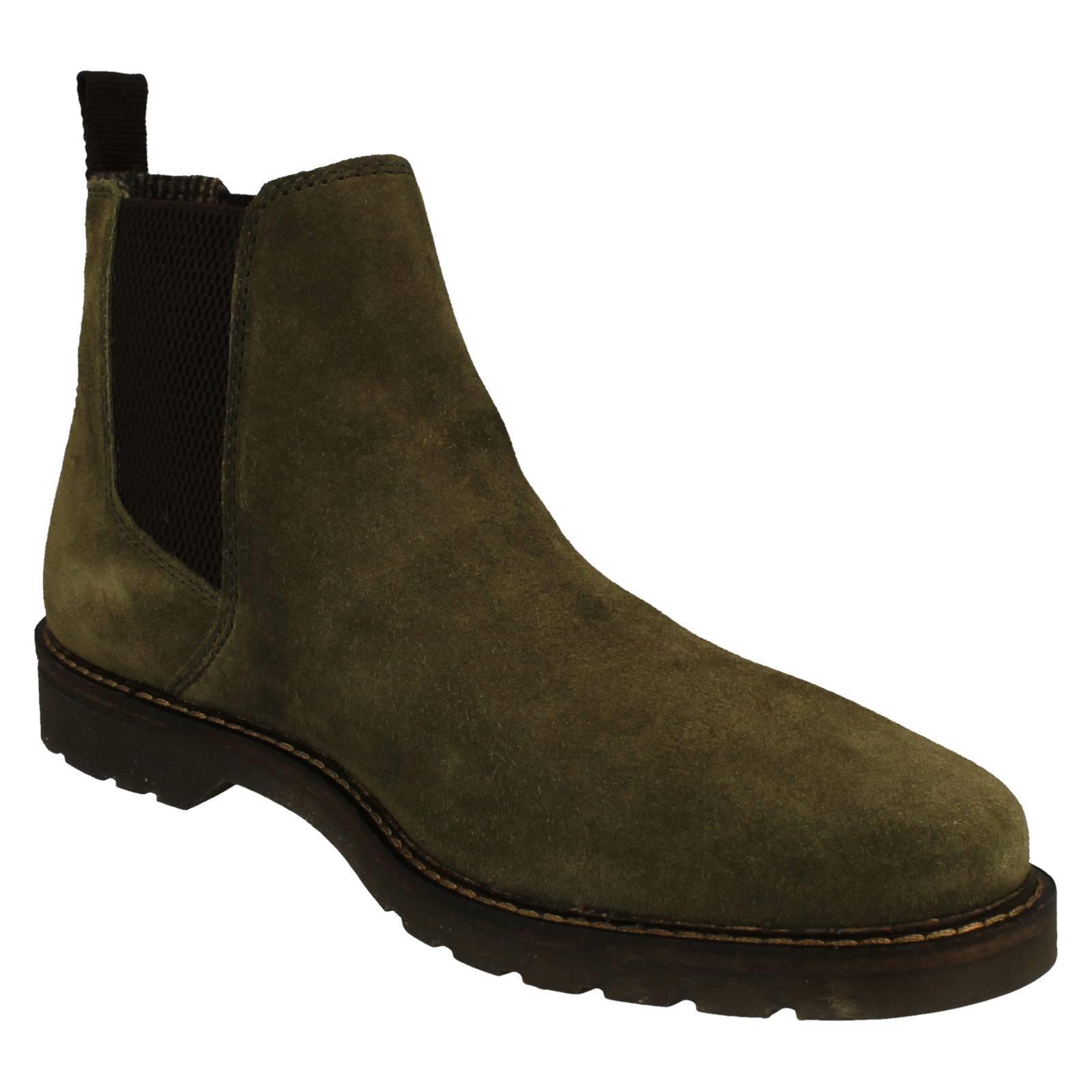 'Mens Bugatti' Stylish Casual Pull On Ankle Boots - 331-A5P31-1400 - Picture 3 of 10