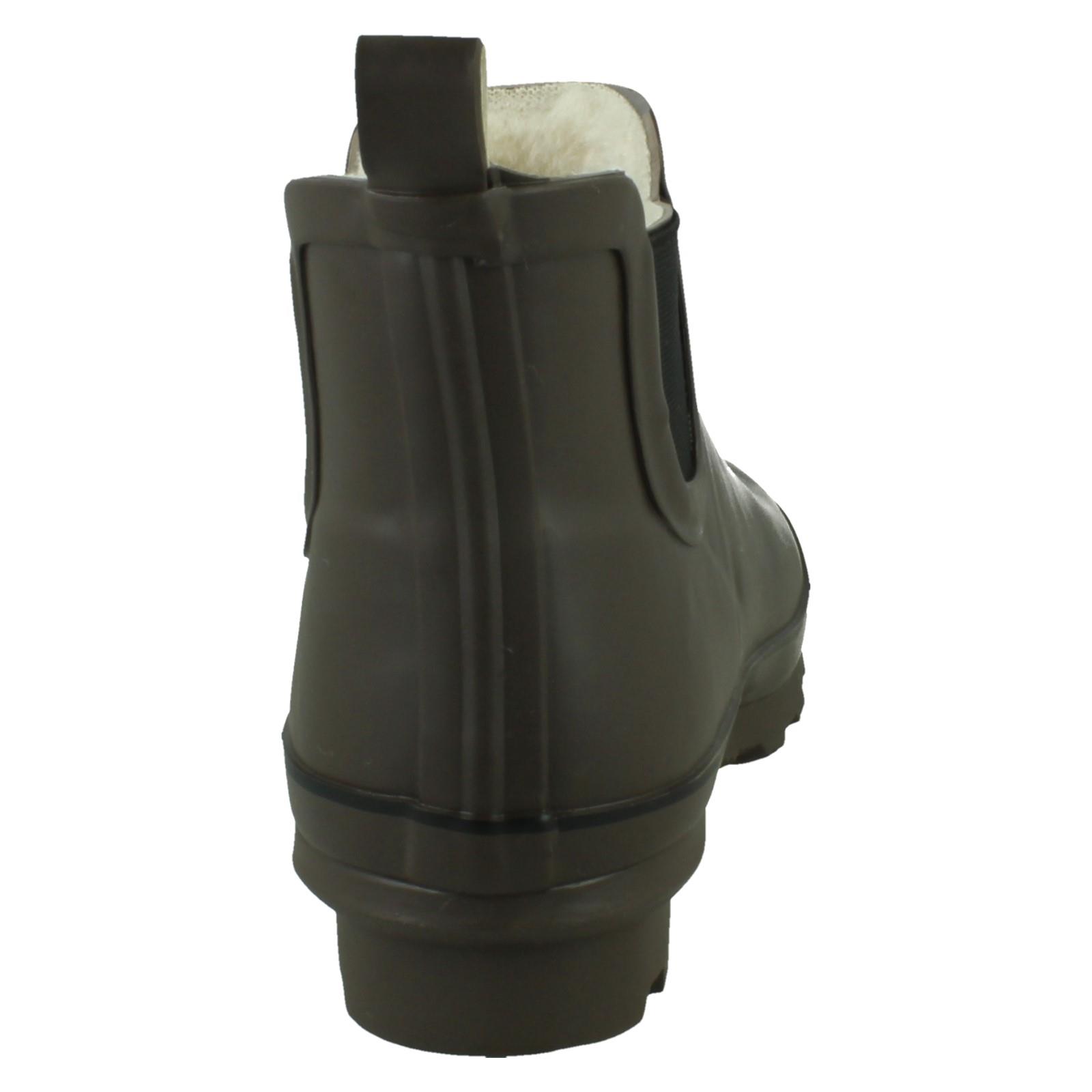 Mujer ELLE SPORT Tobillo Wellington Botines con Cálido Forro de Piel 'X1r277' - Imagen 5 de 11