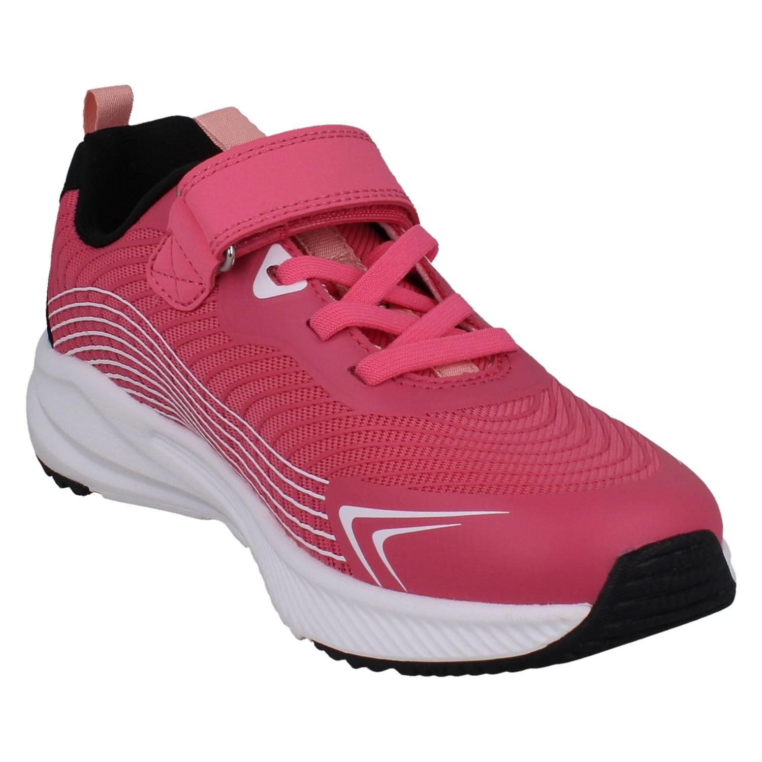Kids Clarks Padded Textile Breathable Lightweight Sports Trainers *Deyes Dash* - Picture 35 of 64