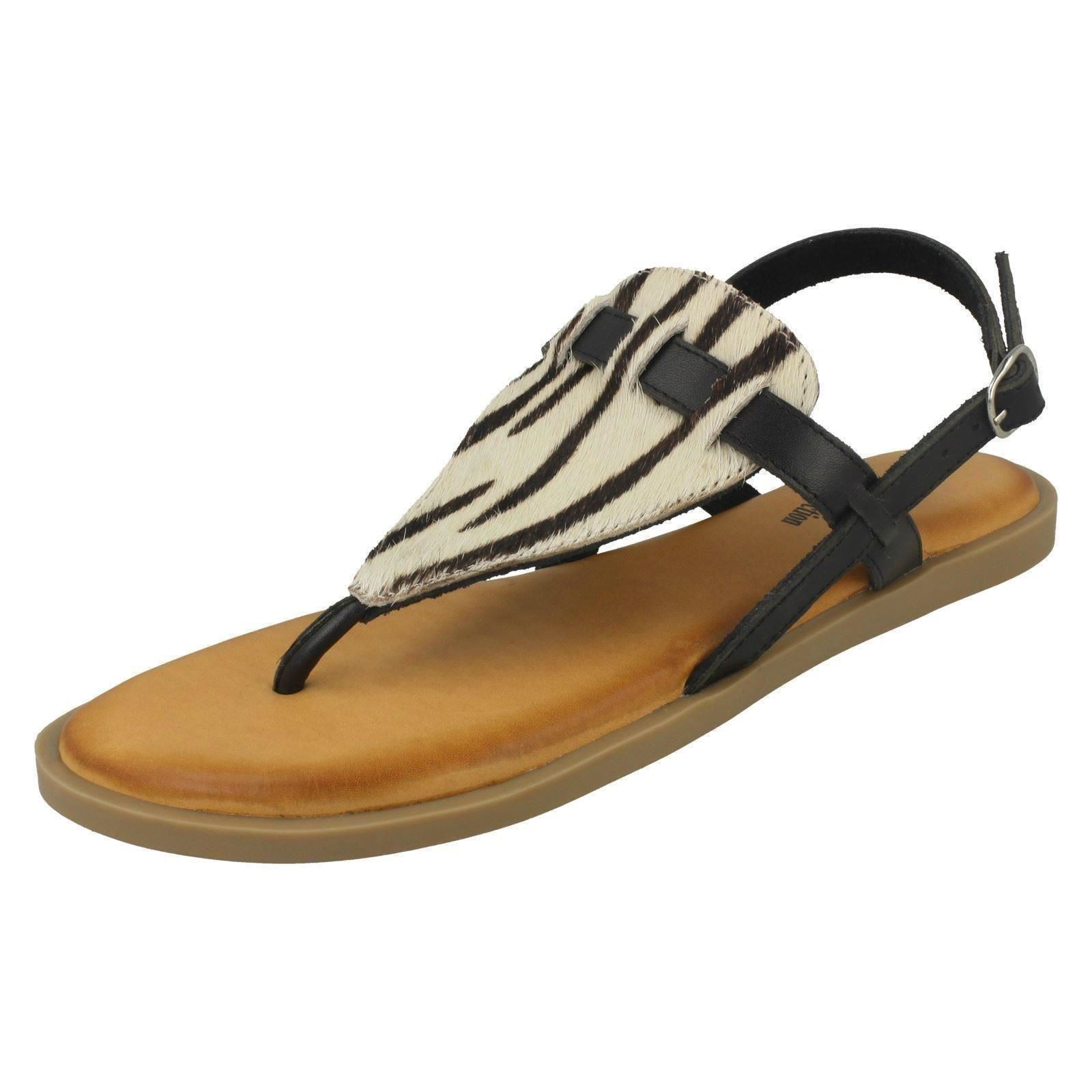 Ladies Leather Collection Animal Print "Sandals" - Picture 2 of 28