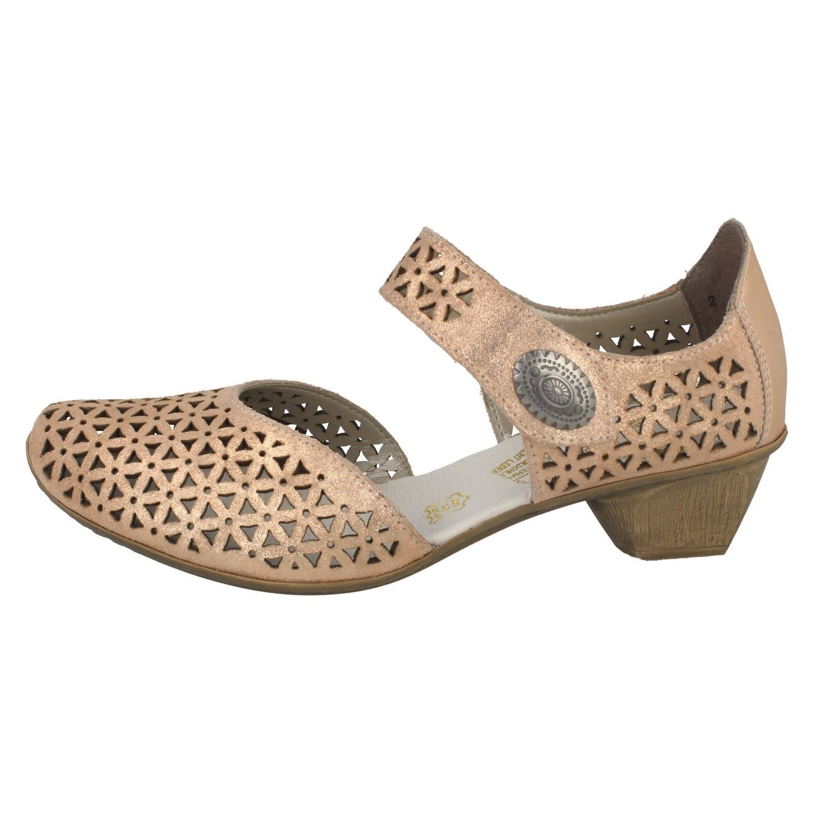 Damas Rieker Bajo Alto Tacón Alto Bajo Court zapatos 49766 a21370 Damas Rieker Bajo Alto Tacón Alto Bajo Court zapatos 49766 a21370