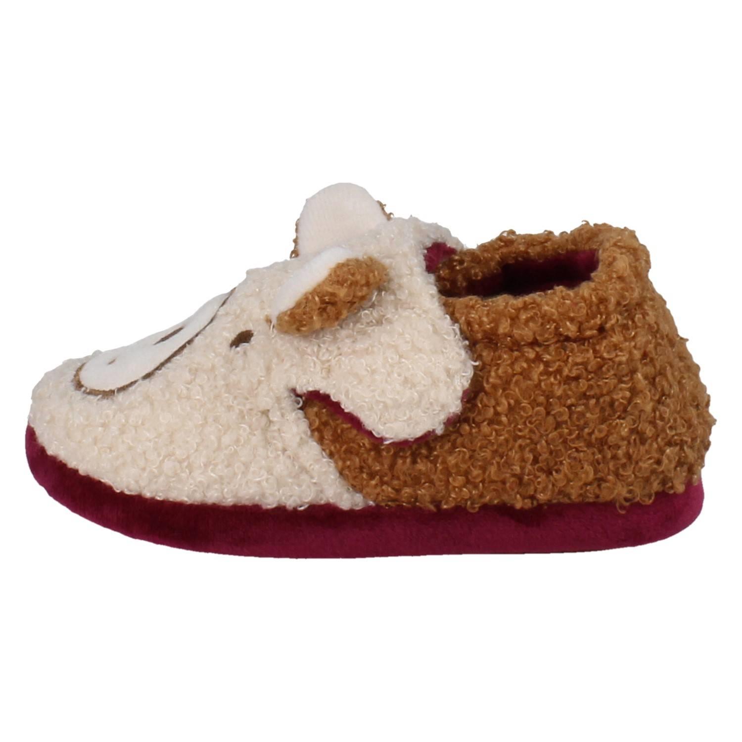 Pantofole Casual Stampate Dettagliate Fluffy Snug Per Bambini Clarks - Picture 12 of 37