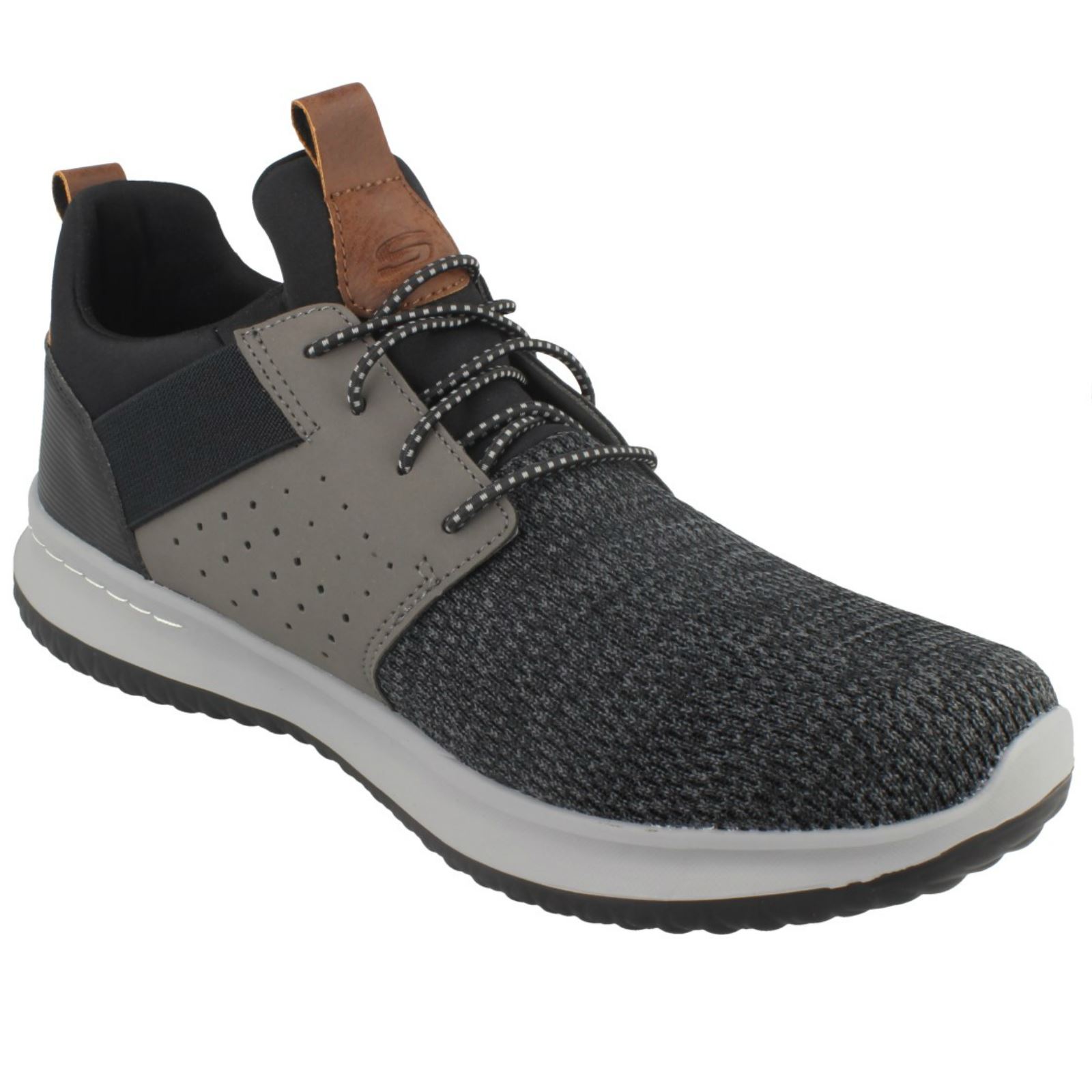 Mens Skechers Stylish Delson Trainers Camben - 65474 | eBay