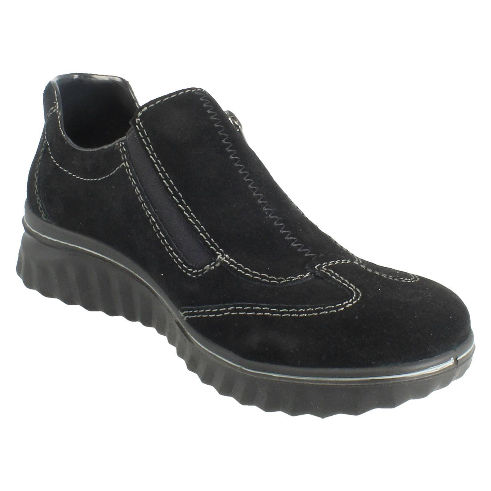 Ladies Rieker Zip Fastening RiekerTEX Casual Shoes - 59071 - Picture 8 of 10