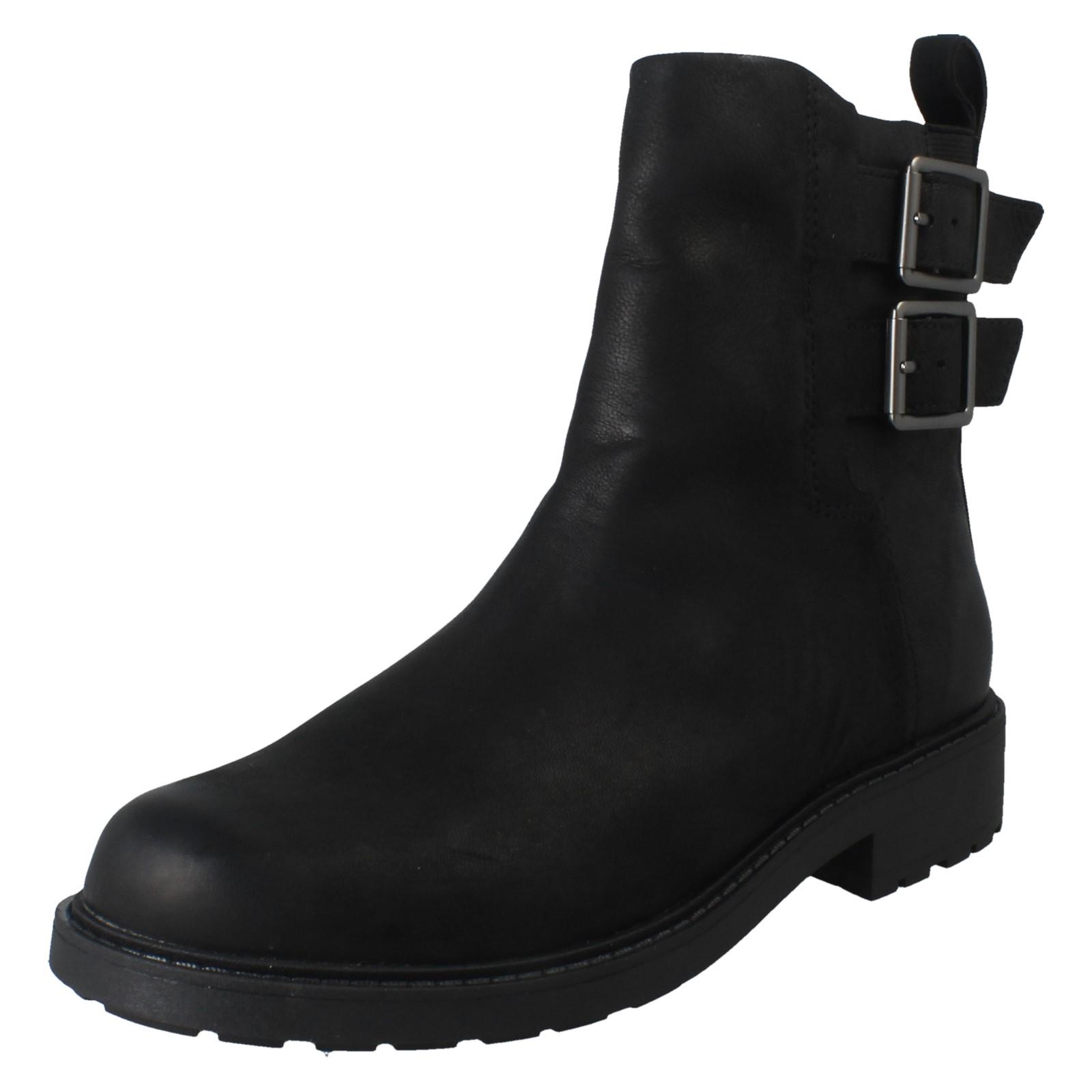 Mujer Clarks Hebilla Detallado con Cremallera Botines de Piel Orinoco2 Bay" - Imagen 2 de 19