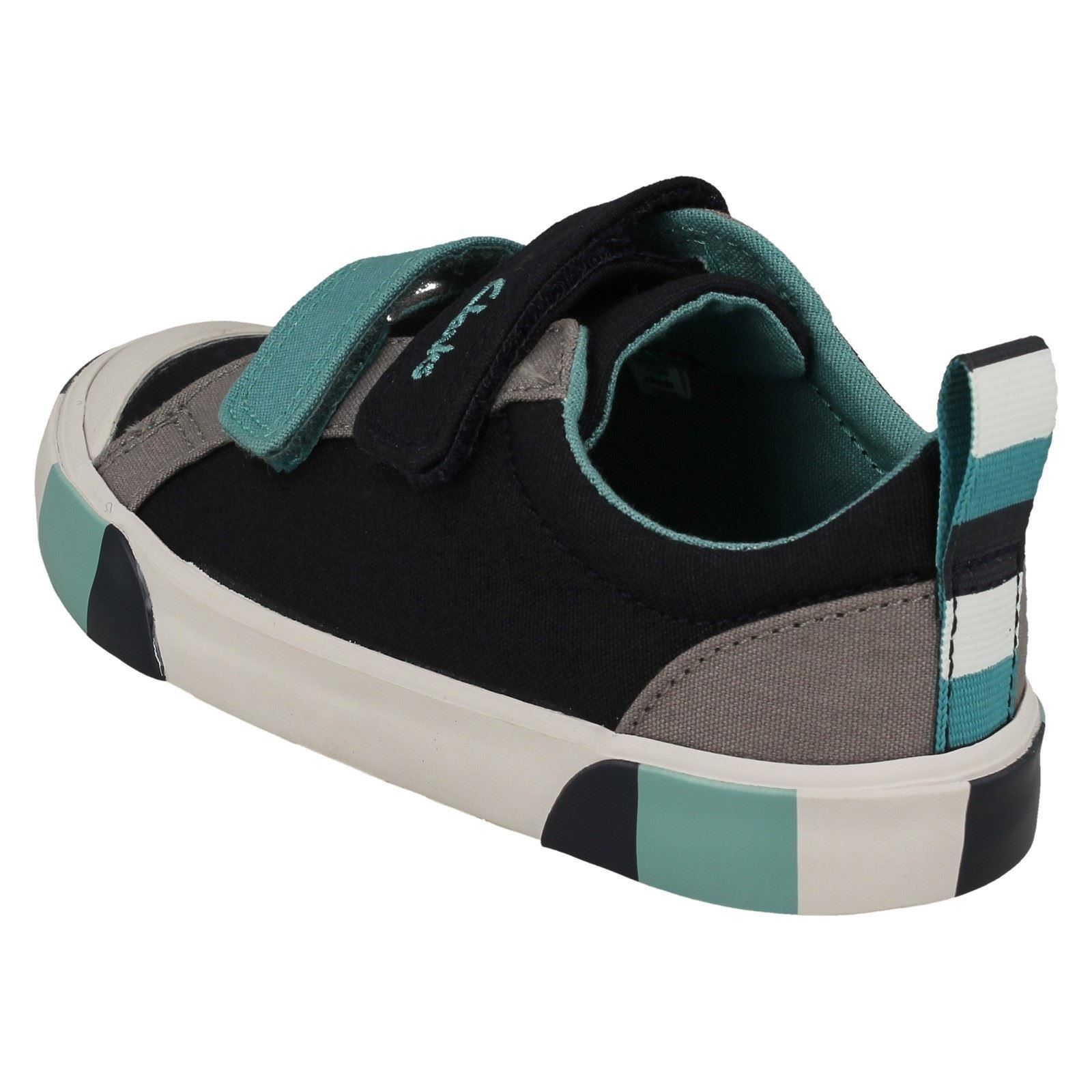 Kinder Clarks Muster detaillierte Canvas Schuhe *Foxing Lo* - Bild 36 von 37