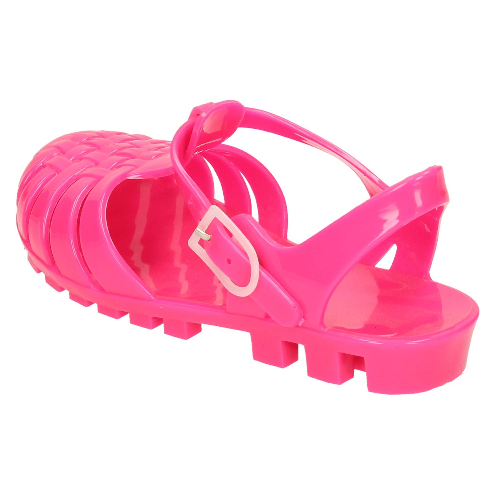 Girls Spot On Closed Toe Jelly Sandals eBay