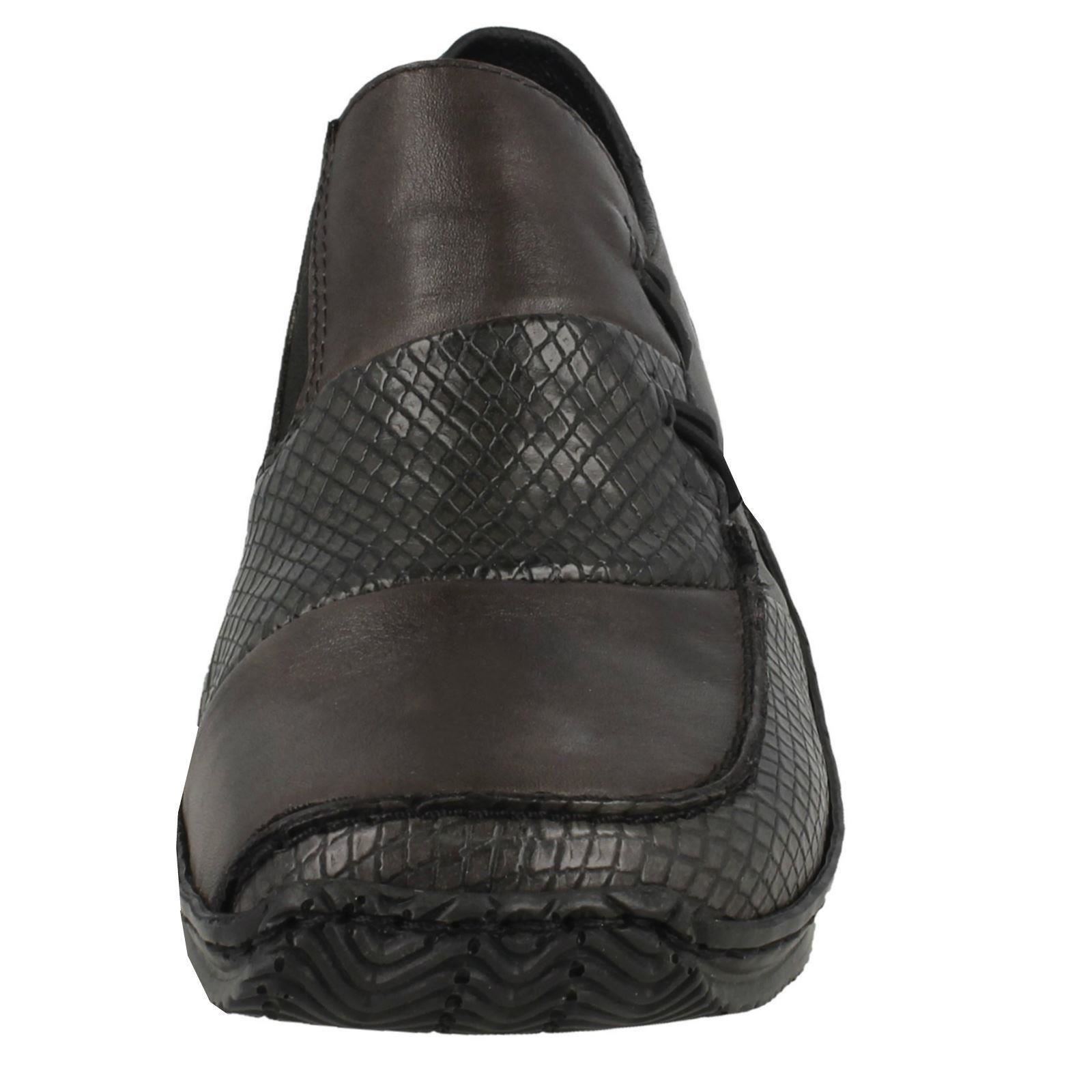 Ladies Faux Faux Faux Loop Fastening Rieker Slip On shoes L1762 99389c Ladies Faux Faux Faux Loop Fastening Rieker Slip On shoes L1762 99389c