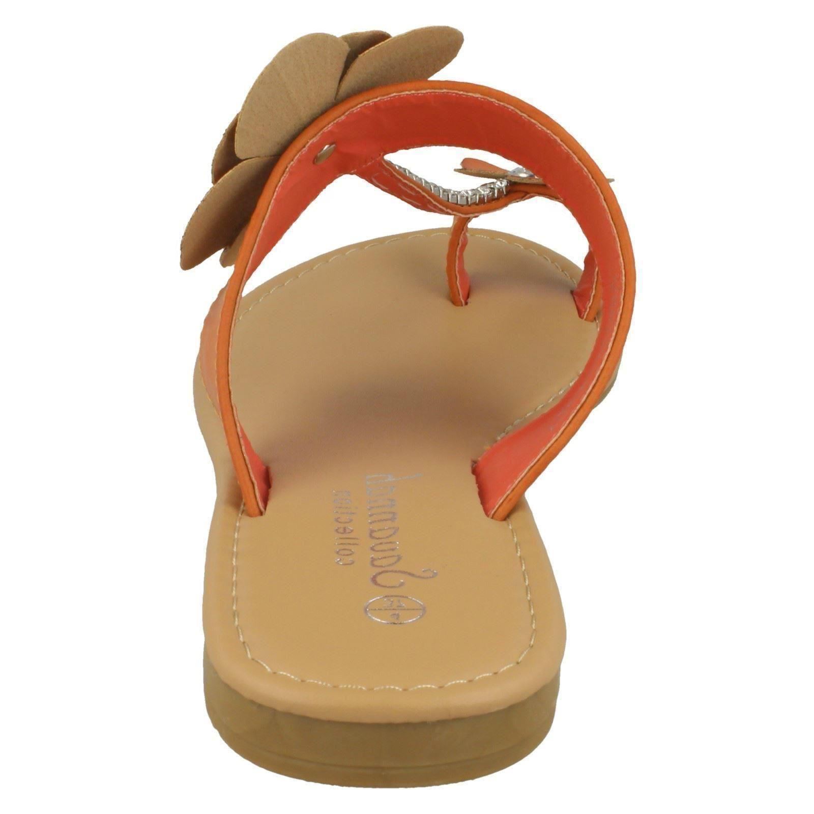 Damen Savannah Synthetik Slipper Zehenschlaufe Sandalen - Bild 32 von 55