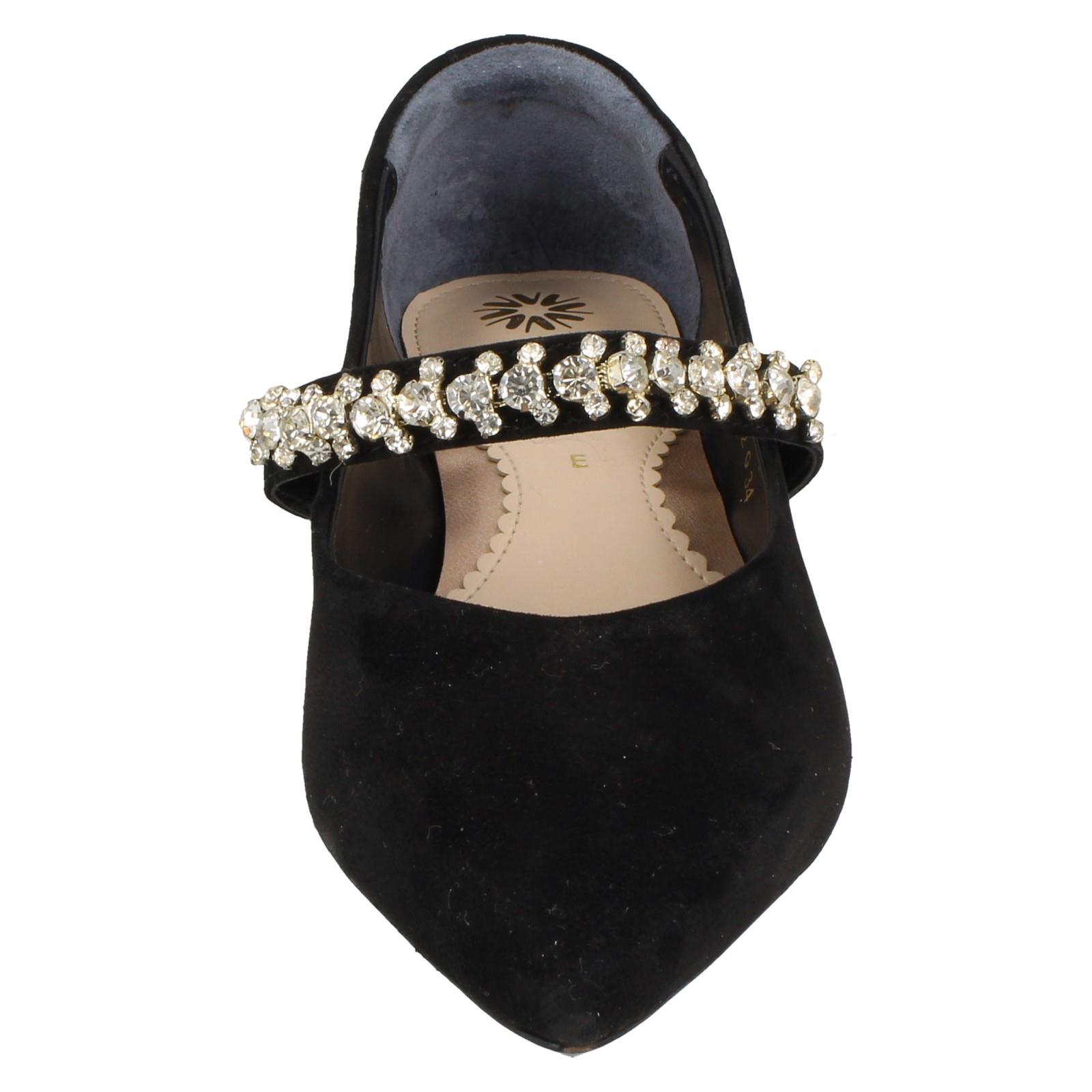 Scarpe Da Donna Van Dal Con Tacco A Blocco Di 2.5 CM Con Dettaglio Con Cinturino - Picture 9 of 19