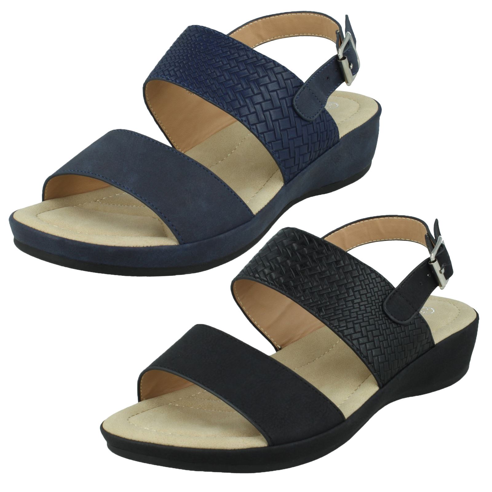 low wedge mules