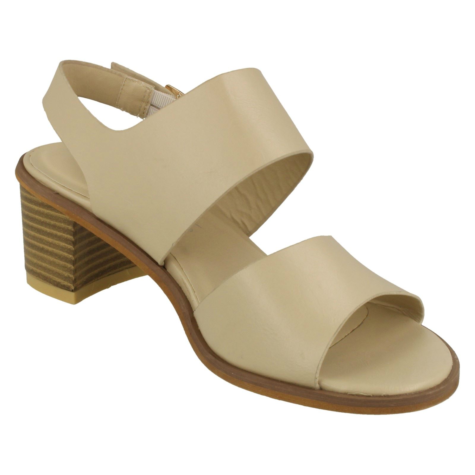 Ladies Anne Michelle Ankle Strap Casual Sandals With A Buckle Fastened Strap - Picture 22 of 28